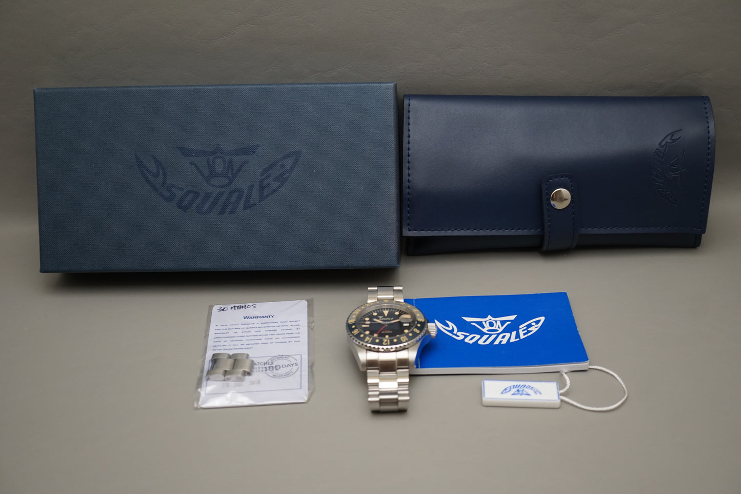 Squale Y1545 GMT Tropic Ceramica 30 Atmos Automatic Watch