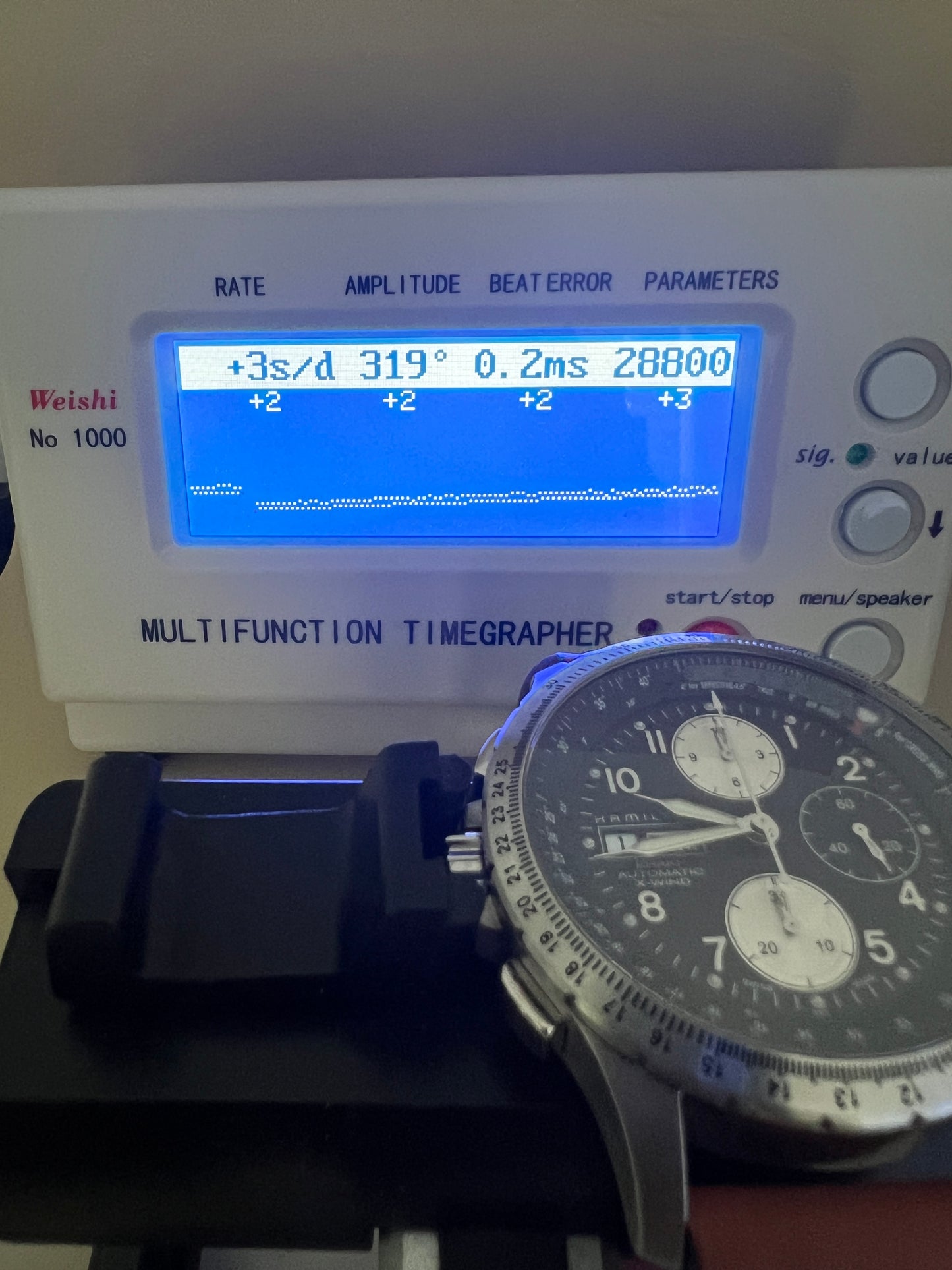 Hamilton Khaki H77616533 Aviation X-Wind Automatic Chronograph Watch