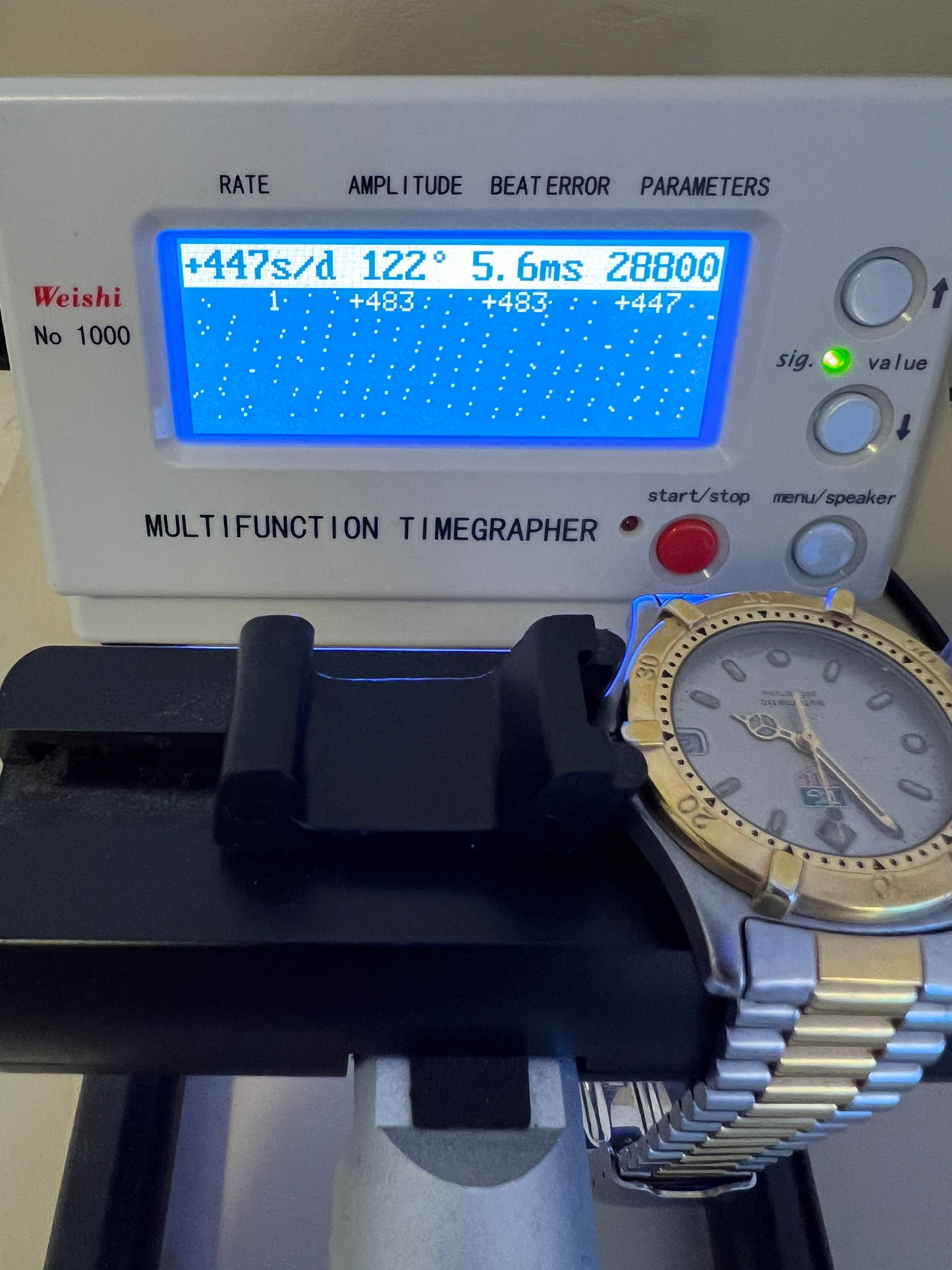 Tag Heuer 665.013F Two Tone Professional Automatic Watch READ