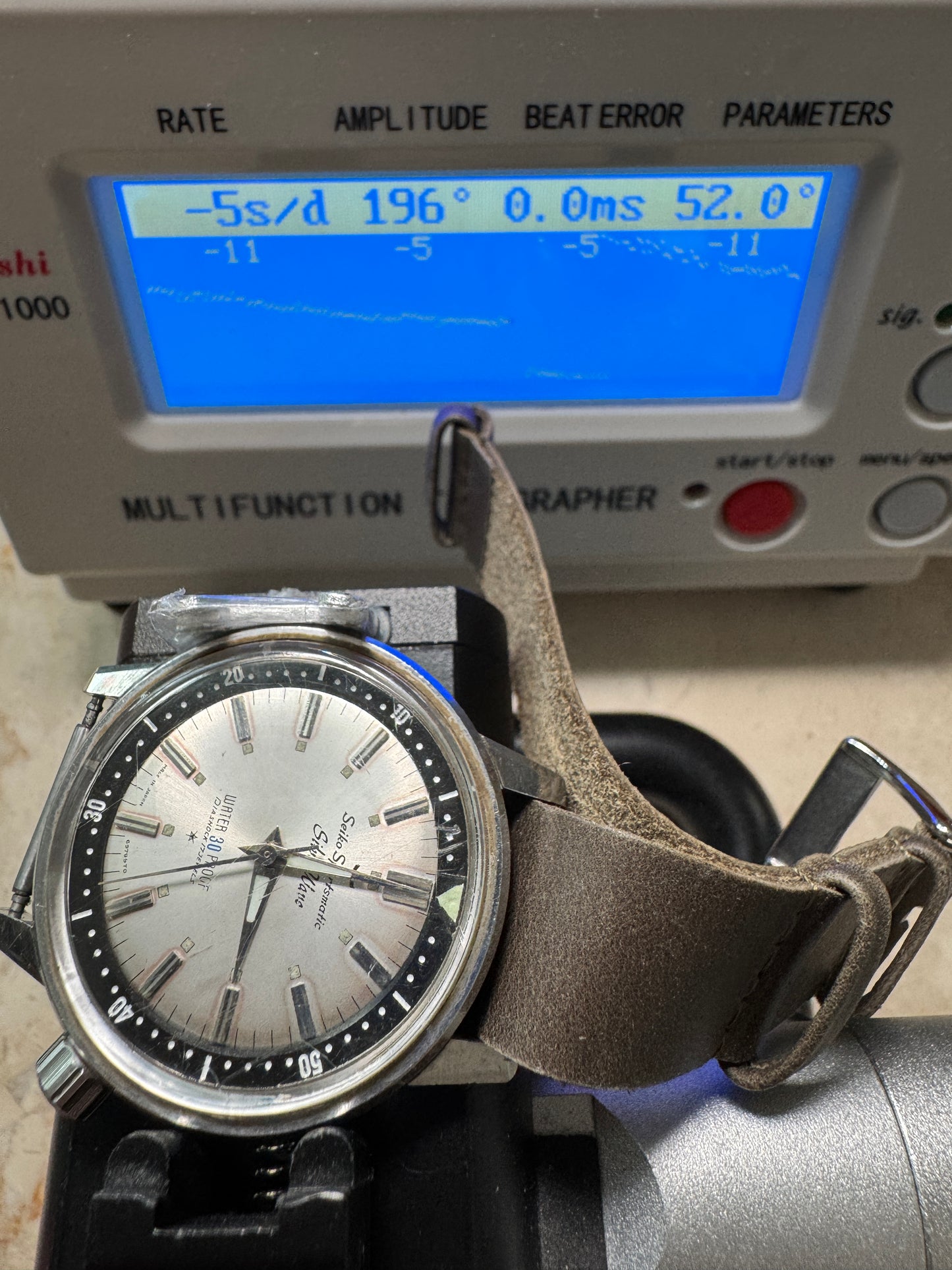 Vintage 1965 Seiko Sportsmatic 6601-7991 Silverwave Automatic Watch