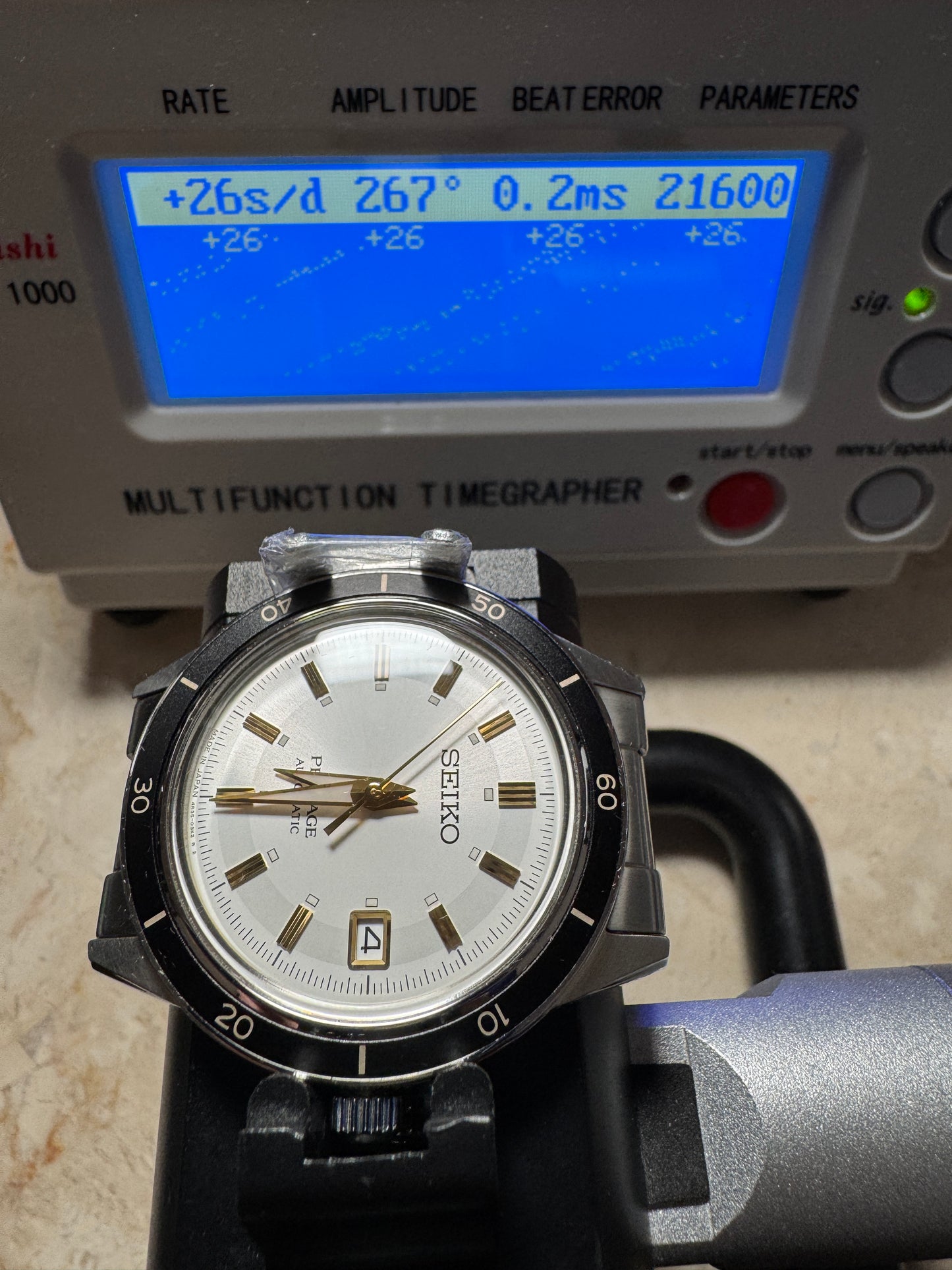 Seiko Presage SARY193 4R39 Style 60S White Dial Automatic Watch