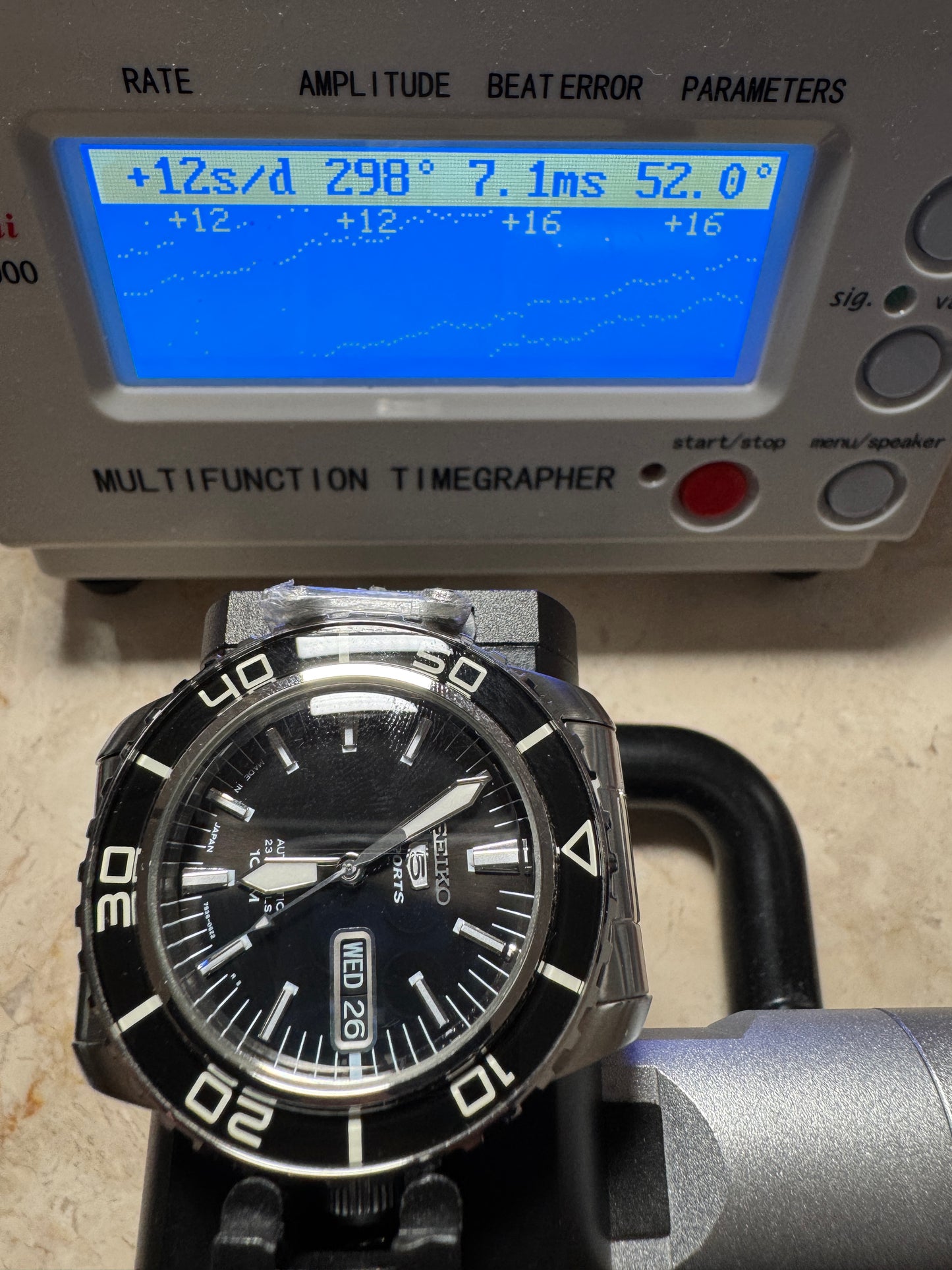 Seiko 5 Sports SNZH55J1 7S36 Fifty Five Fathoms Black Dial Automatic Watch