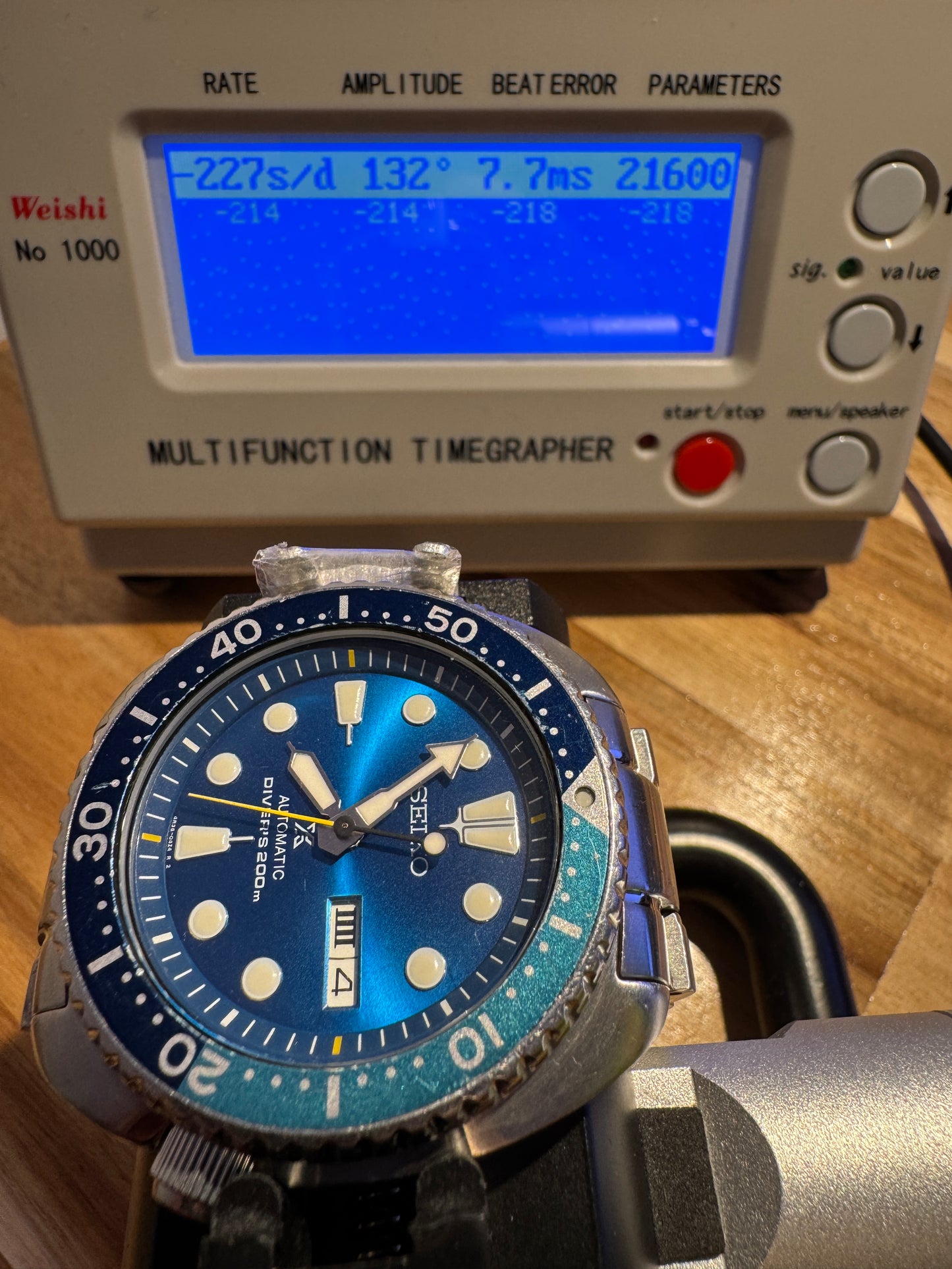 Seiko Prospex SRPB11 4R36 Blue Lagoon Turtle Limited Automatic Watch READ