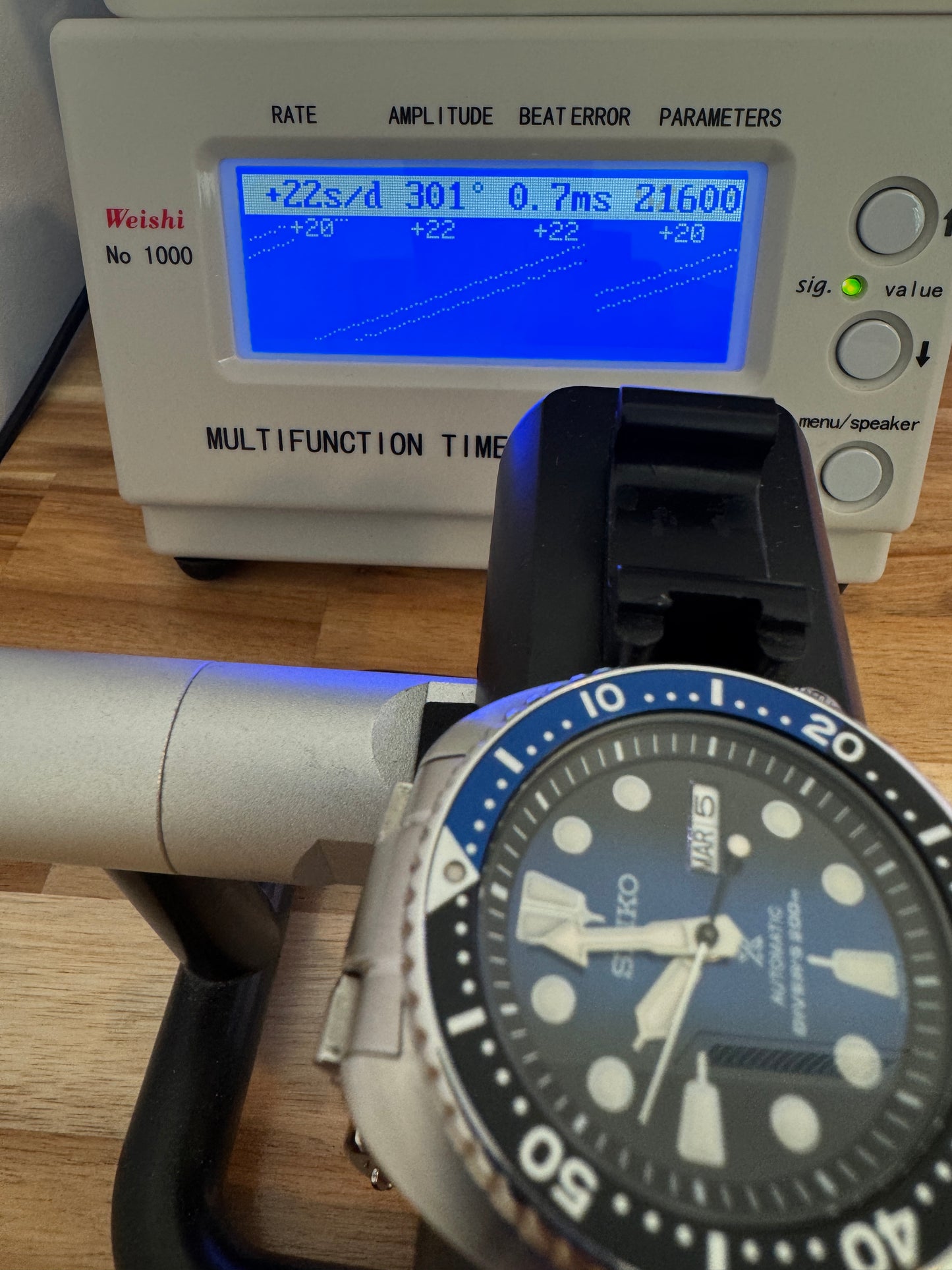 Seiko Prospex SRPC25K1 4R36 Black Blue Dial Turtle Automatic Watch