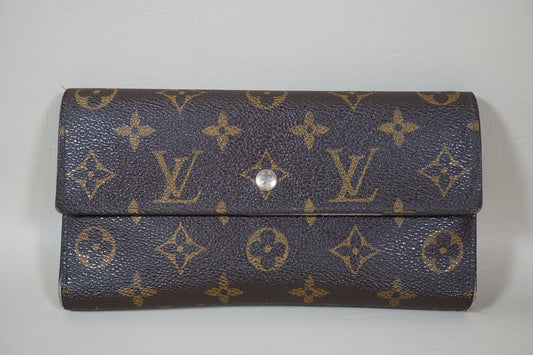 Louis Vuitton Monogram Porte Tresor International M61215 Wallet