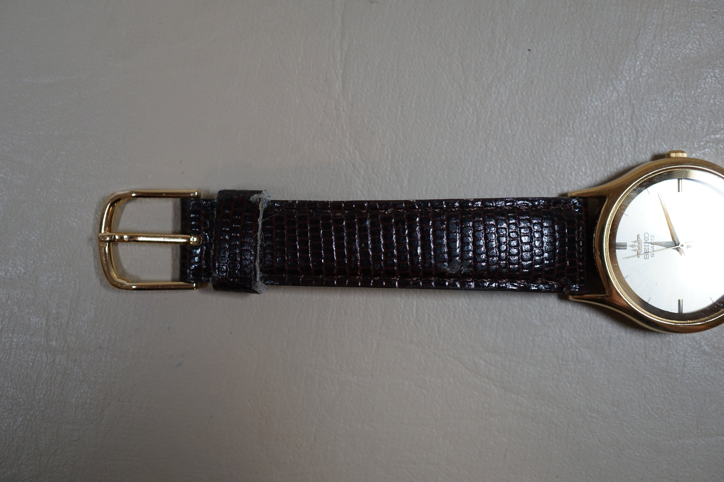 Seiko 5Y91-6020 Gold Tone Champagne Dial Ladies Watch