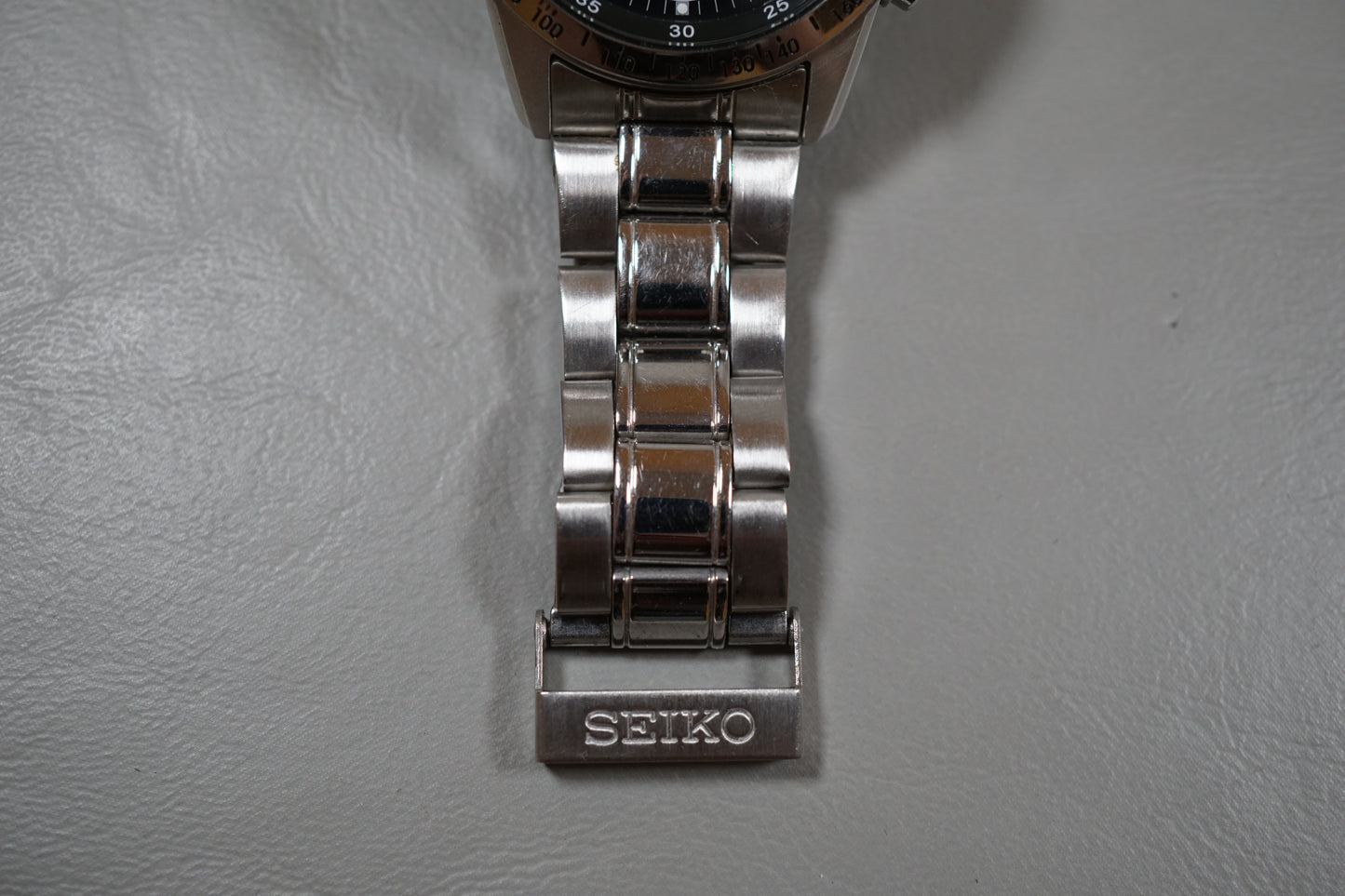 Seiko SND371 7T92 1/20 Panda Dial Chronograph Quartz Watch