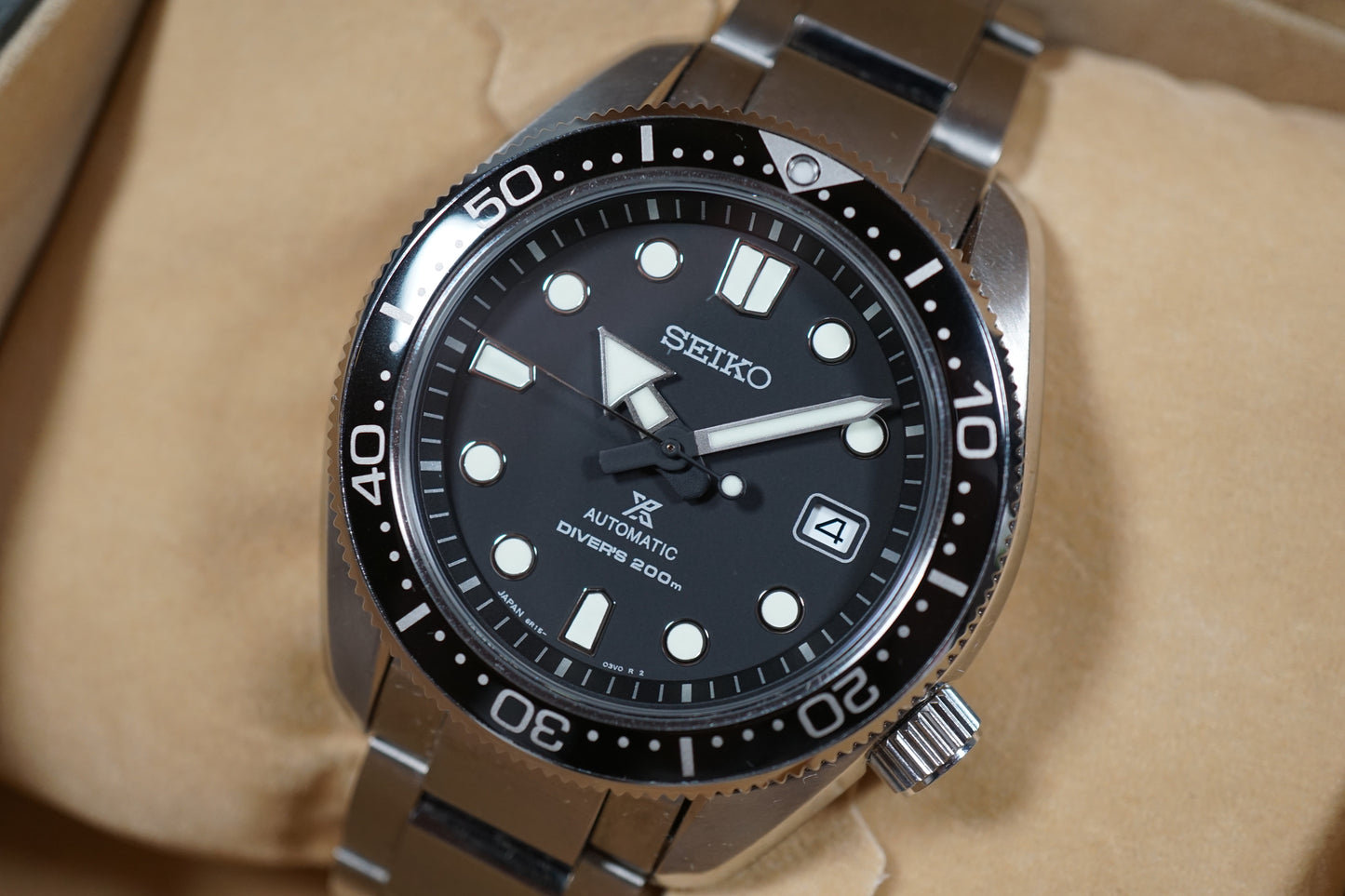 Seiko Prospex SBDC061 6R15 Divers MM200 Black Dial Automatic Watch