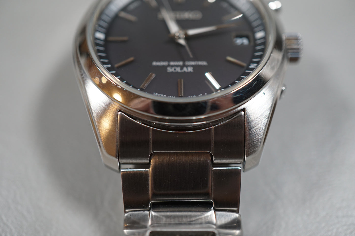 Seiko Spirit SBTM159 7B24 Black Dial JDM Radio Wave Solar Quartz Watch