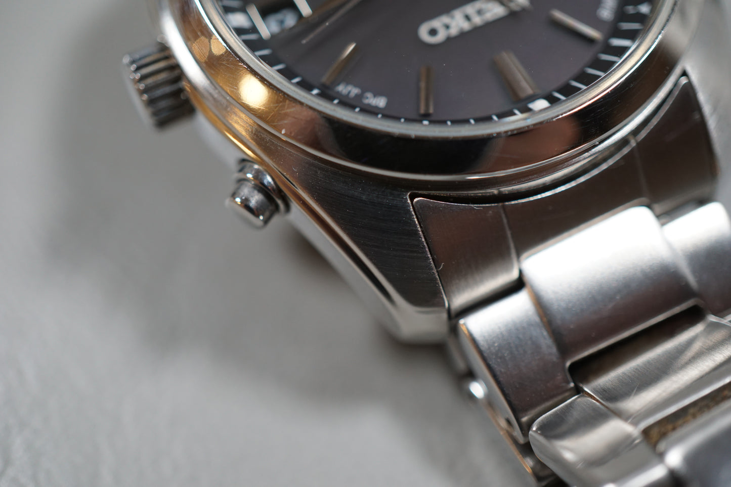 Seiko Spirit SBTM159 7B24 Black Dial JDM Radio Wave Solar Quartz Watch