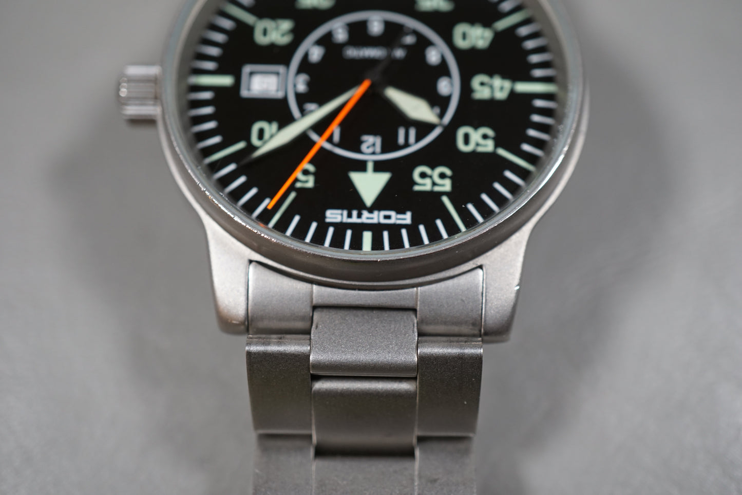 Fortis Flieger 595.10.46 Cockpit Black Dial Automatic Pilots Watch