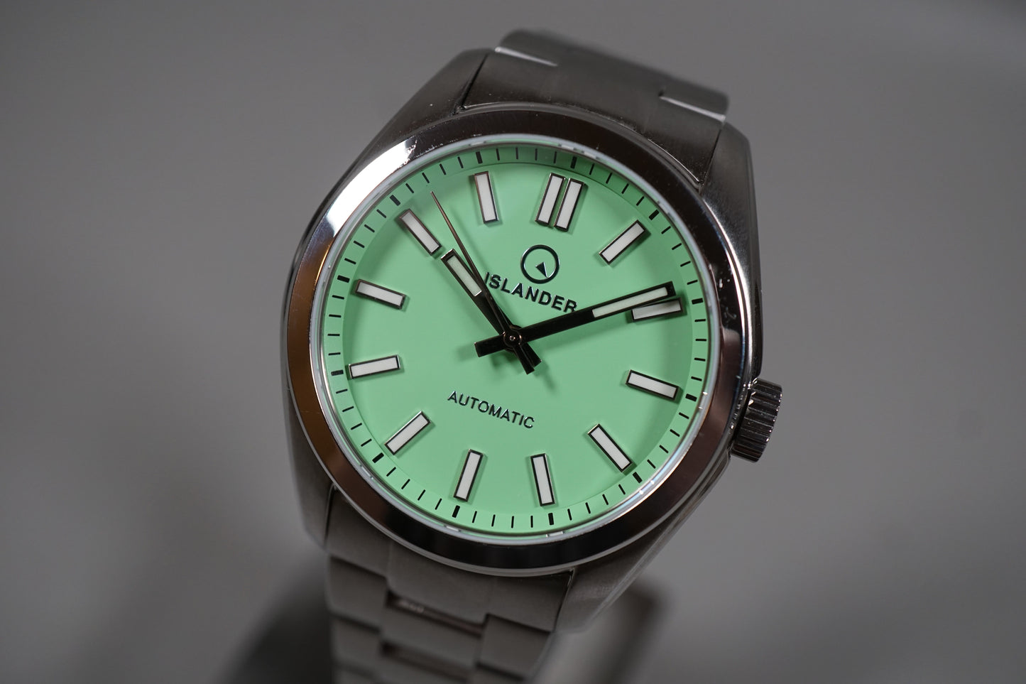 Islander ISL-209 Miyota 9015 Brookville Hi-Beat Mint Green Automatic Watch