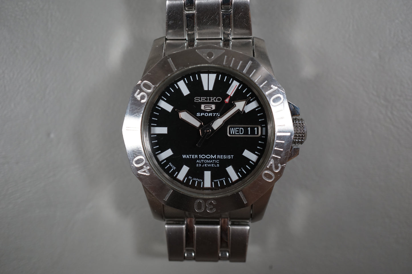 Seiko 5 Sports SNZF71 7S36 Black Dial 100M Automatic