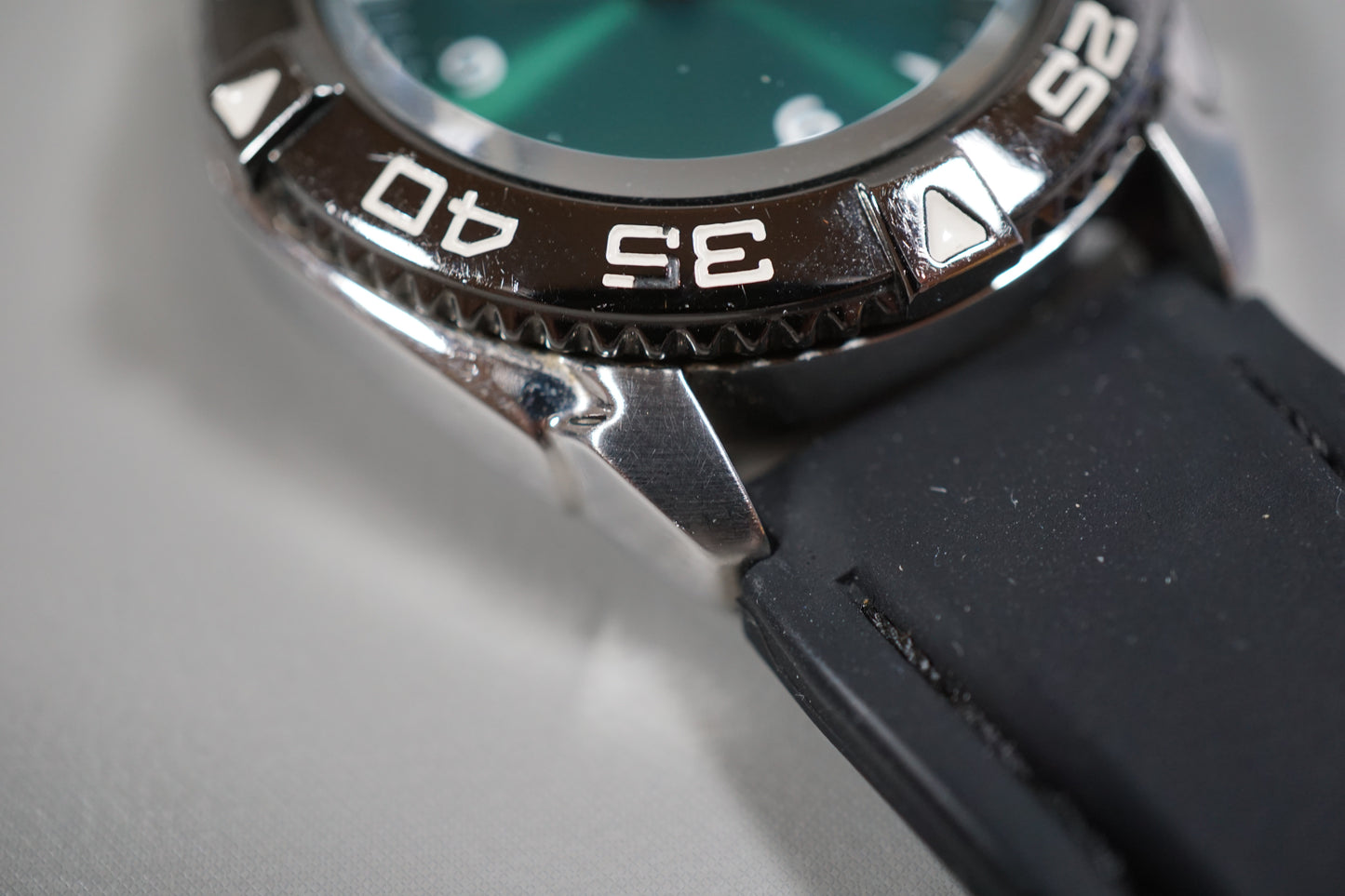 Seiko SNZB 7S26 Custom Green Dial Mod Automatic READ