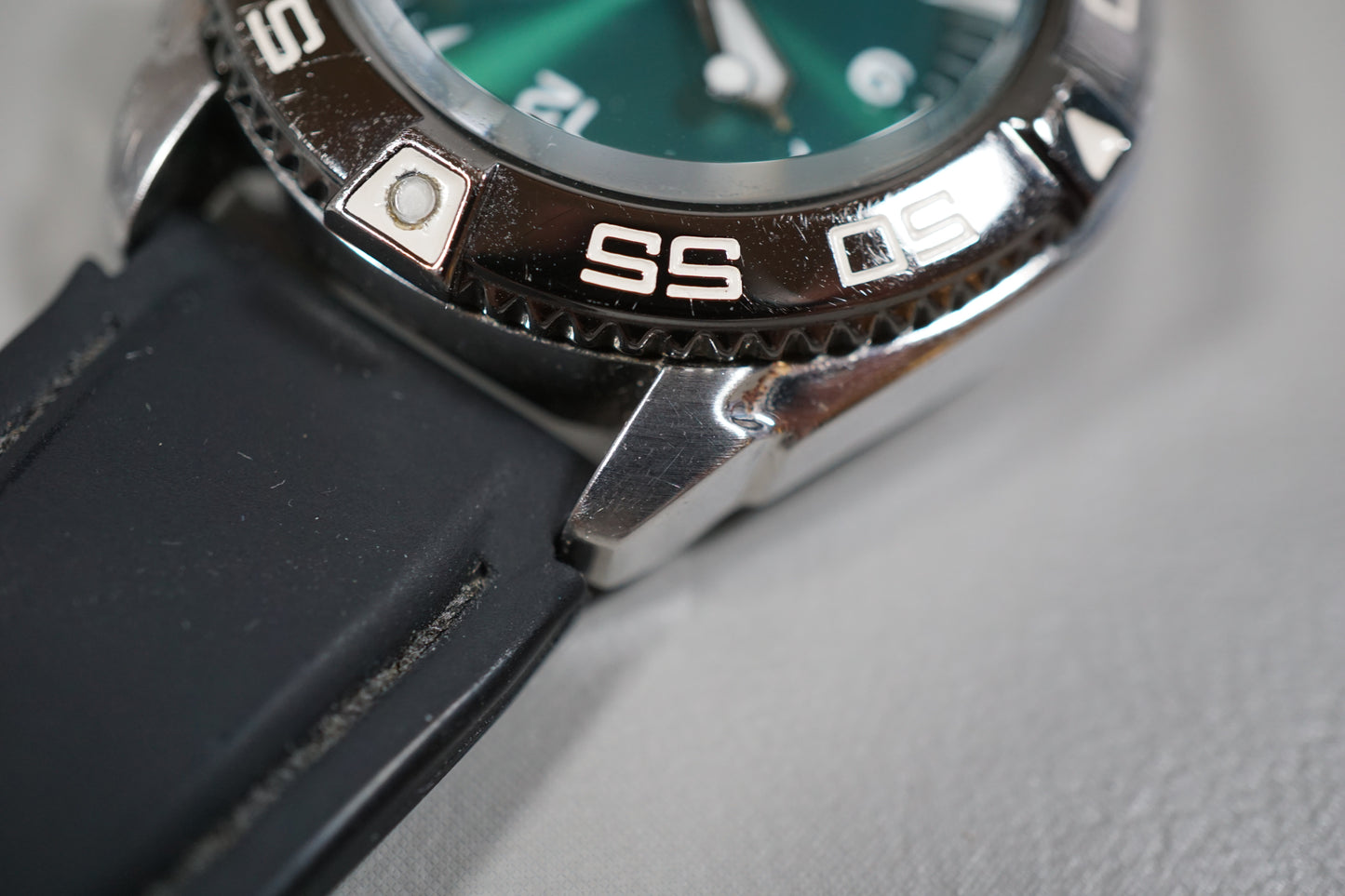 Seiko SNZB 7S26 Custom Green Dial Mod Automatic READ