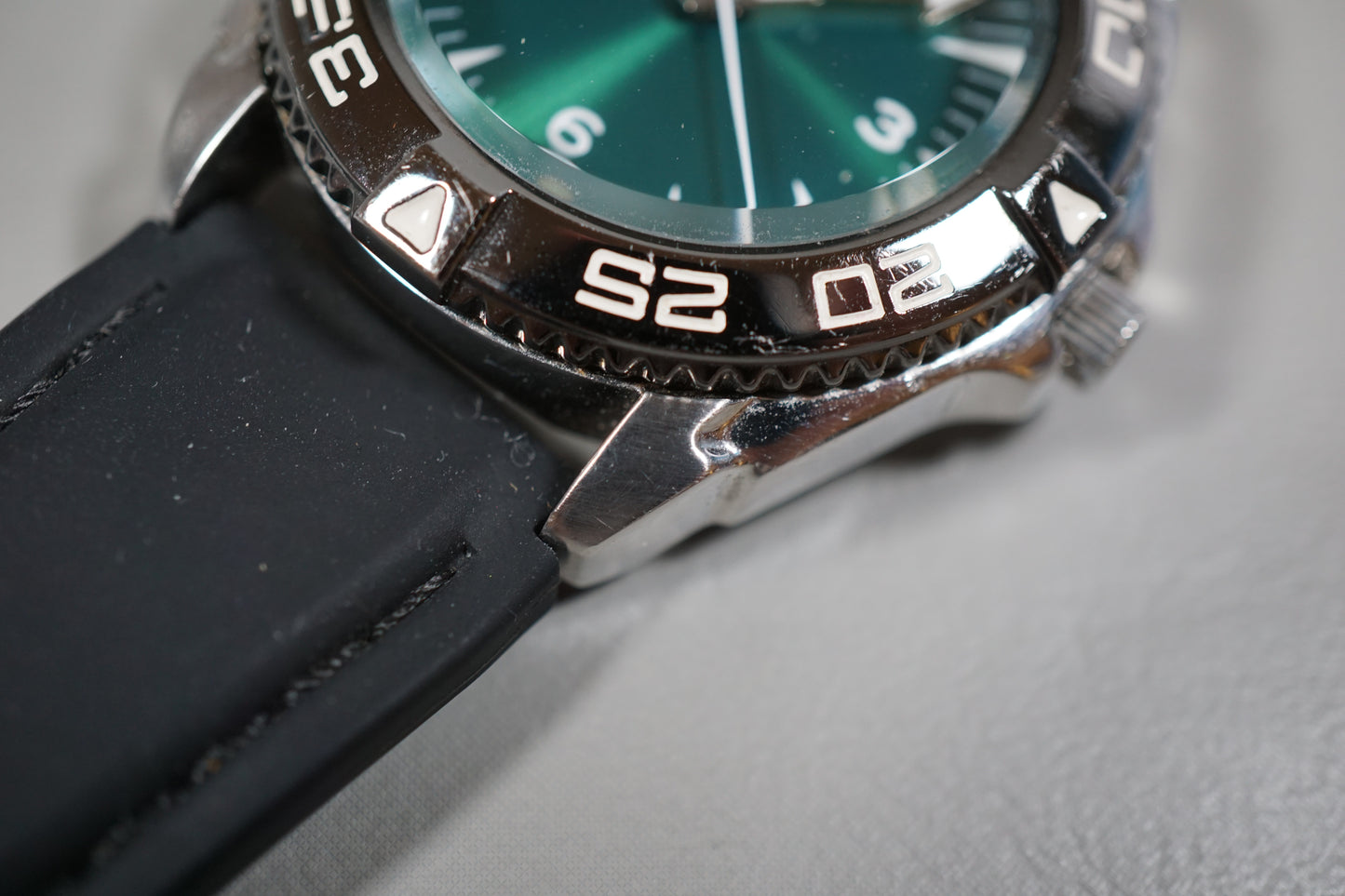 Seiko SNZB 7S26 Custom Green Dial Mod Automatic READ