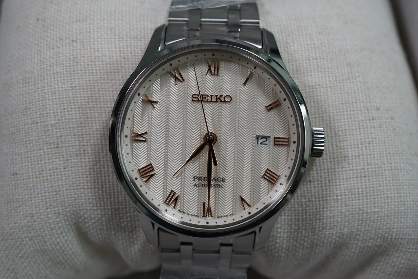 New Seiko Presage SARY185 4R35 Zen Garden Sakura Automatic Watch