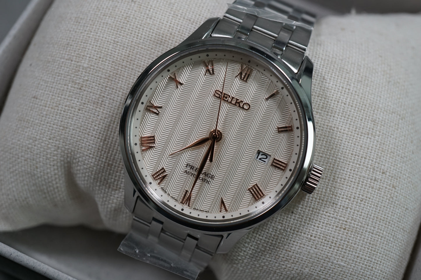 New Seiko Presage SARY185 4R35 Zen Garden Sakura Automatic Watch