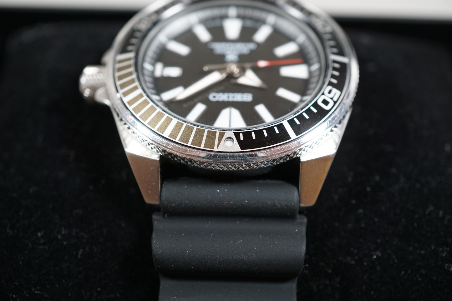 Seiko Prospex SRPB51 4R35 Black Waffle Dial Samurai 200M Automatic