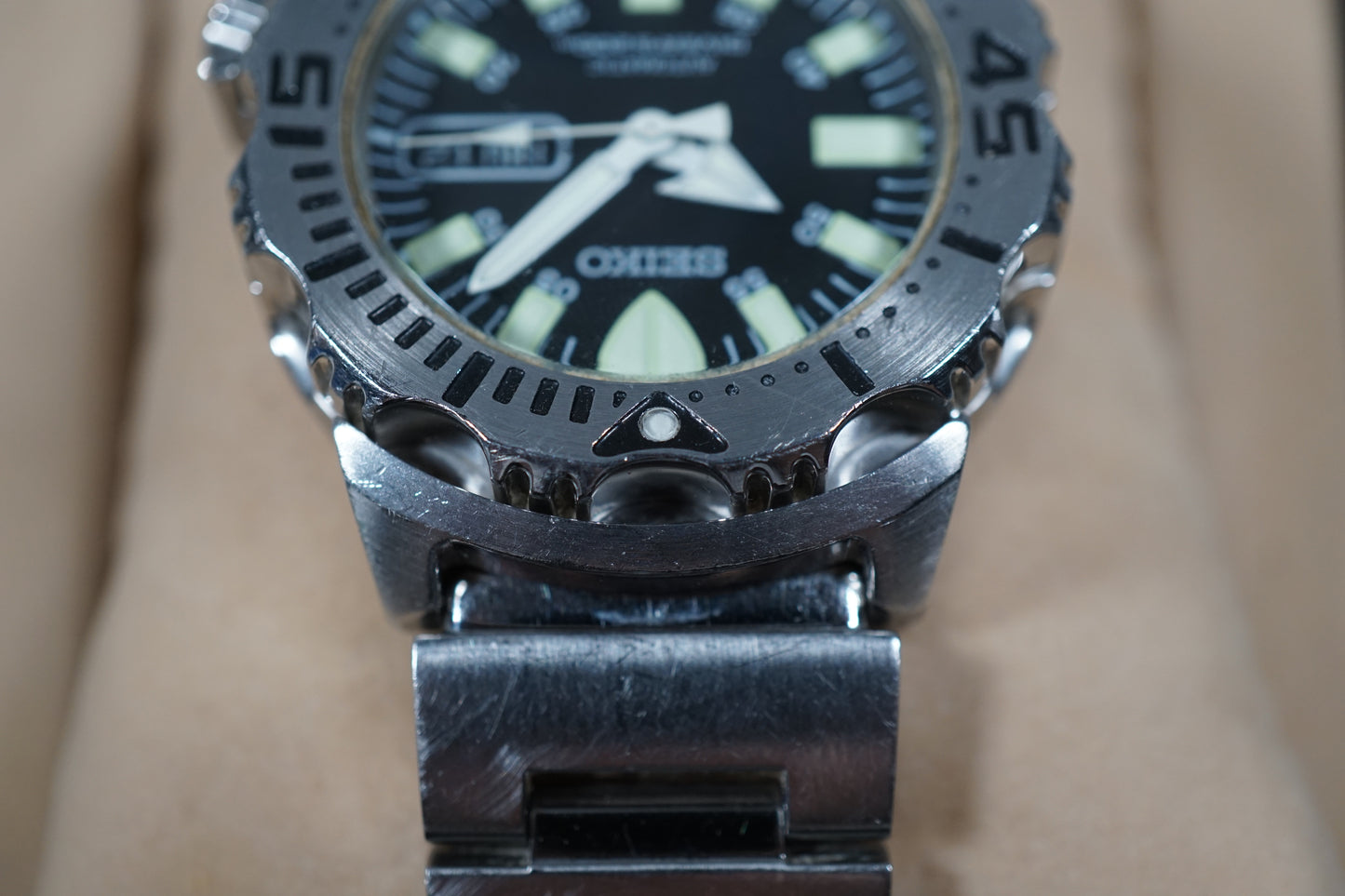Seiko SKX779K 7S26 Black Monster Divers 200M Automatic Watch