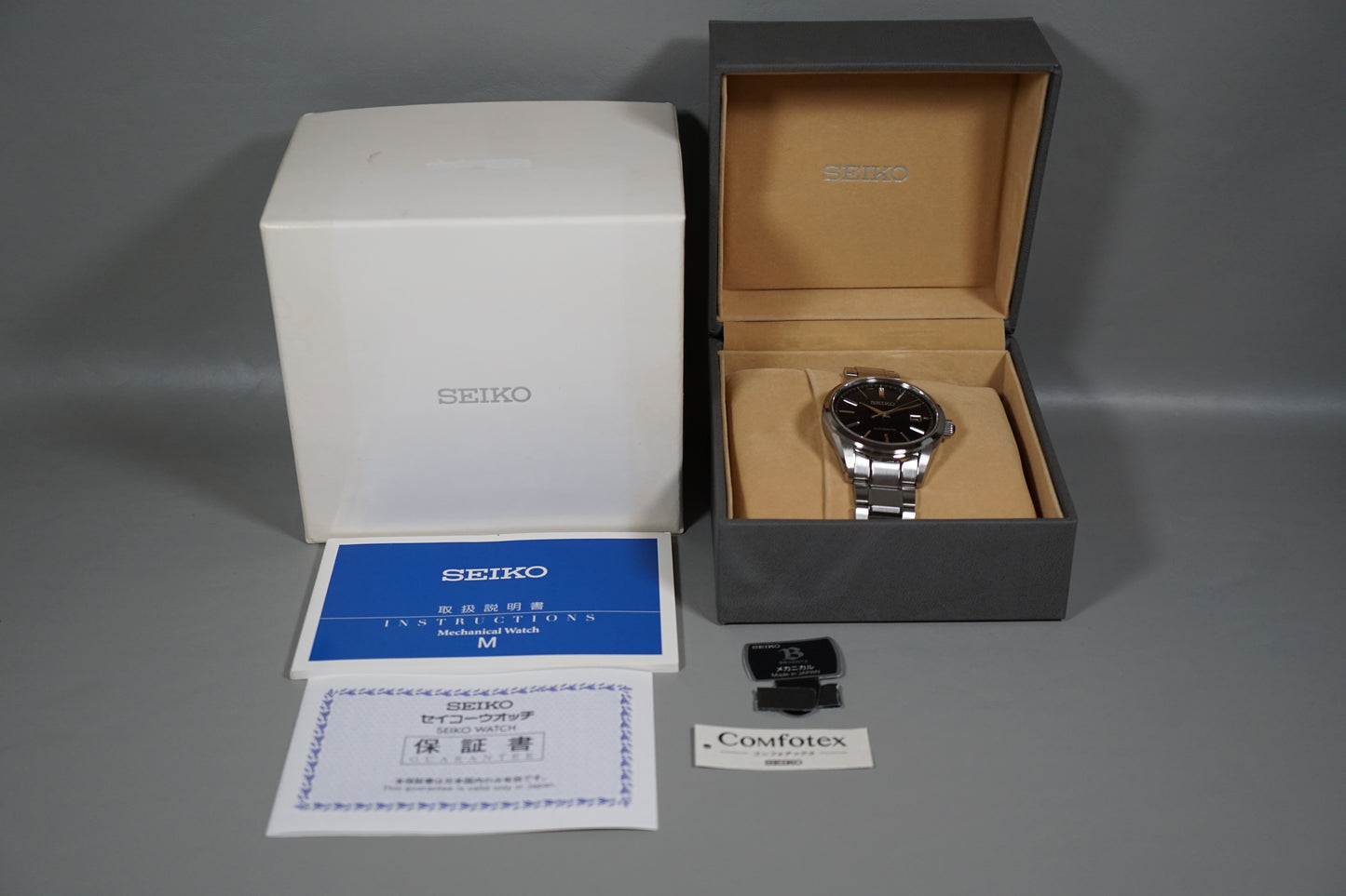 Seiko Brightz SDGM003 6R15 Black Dial Grand Cocktail Automatic