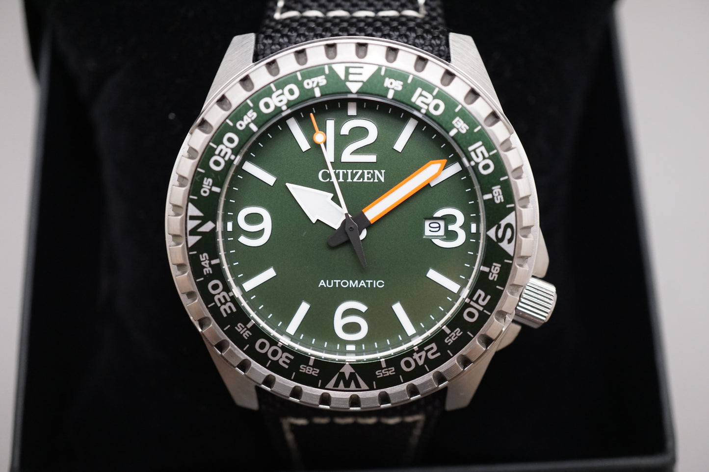 New Citizen Promaster NJ2198-16X Green Dial Field Style Automatic Watch