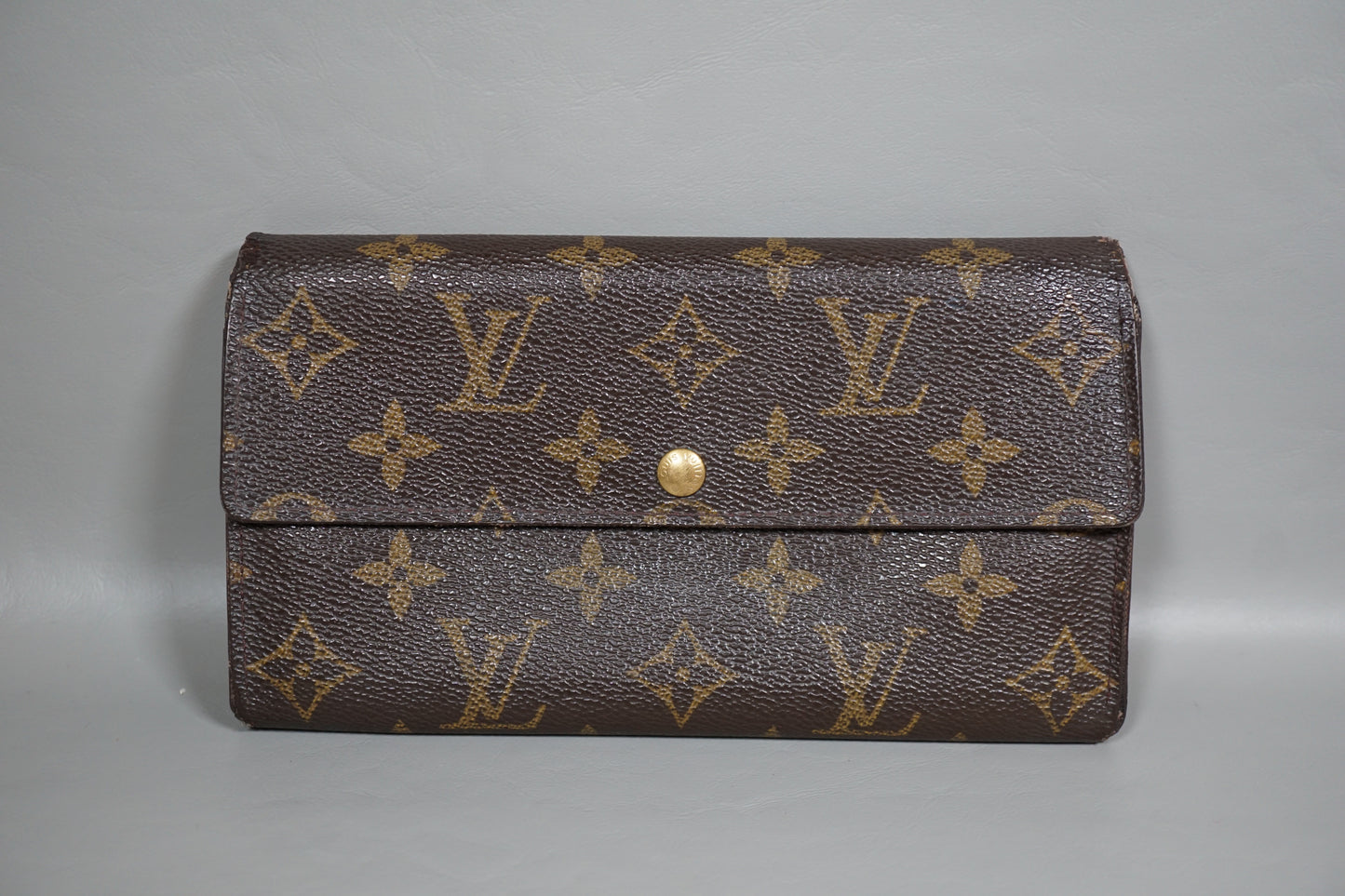 Louis Vuitton Monogram Porte Monnaie Credit Long M61725 Wallet