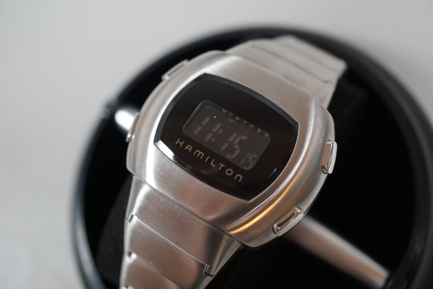 Hamilton Pulsar H121138911 Digital Men In Black 2 LED Electronic