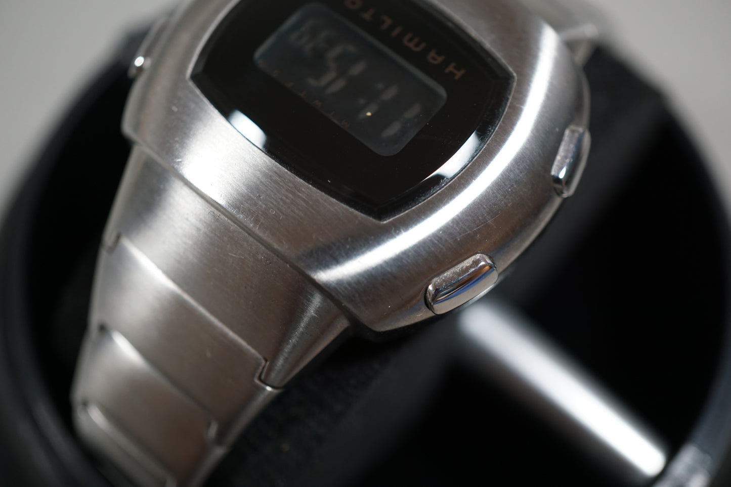 Hamilton Pulsar H121138911 Digital Men In Black 2 LED Electronic