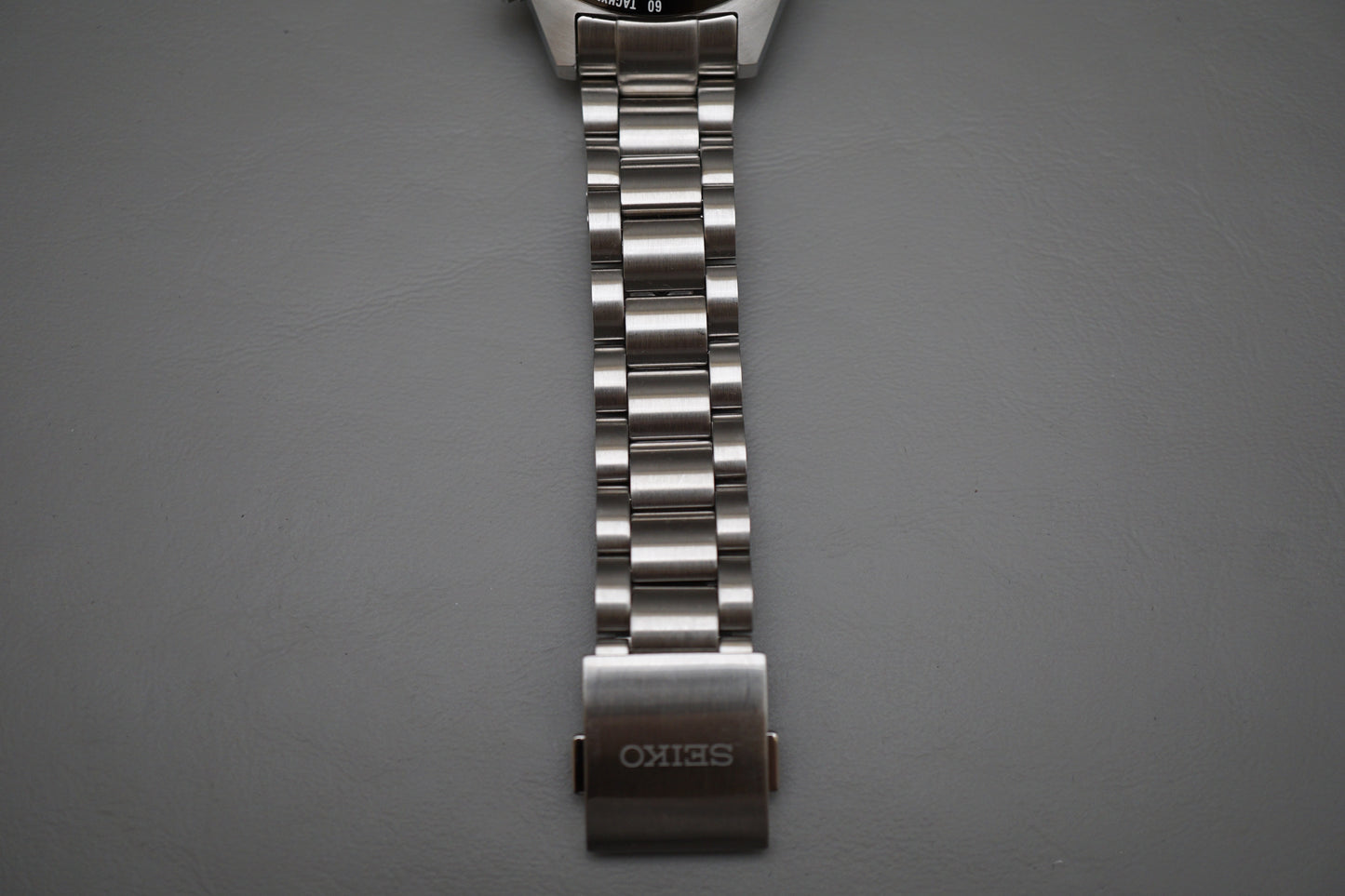 Seiko Prospex SBDL091 V192 Speedtimer Chronograph Black Dial Solar Quartz Watch