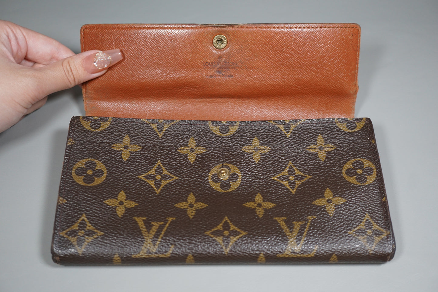 Louis Vuitton Monogram Porte Monnaie Credit Long M61725 Wallet