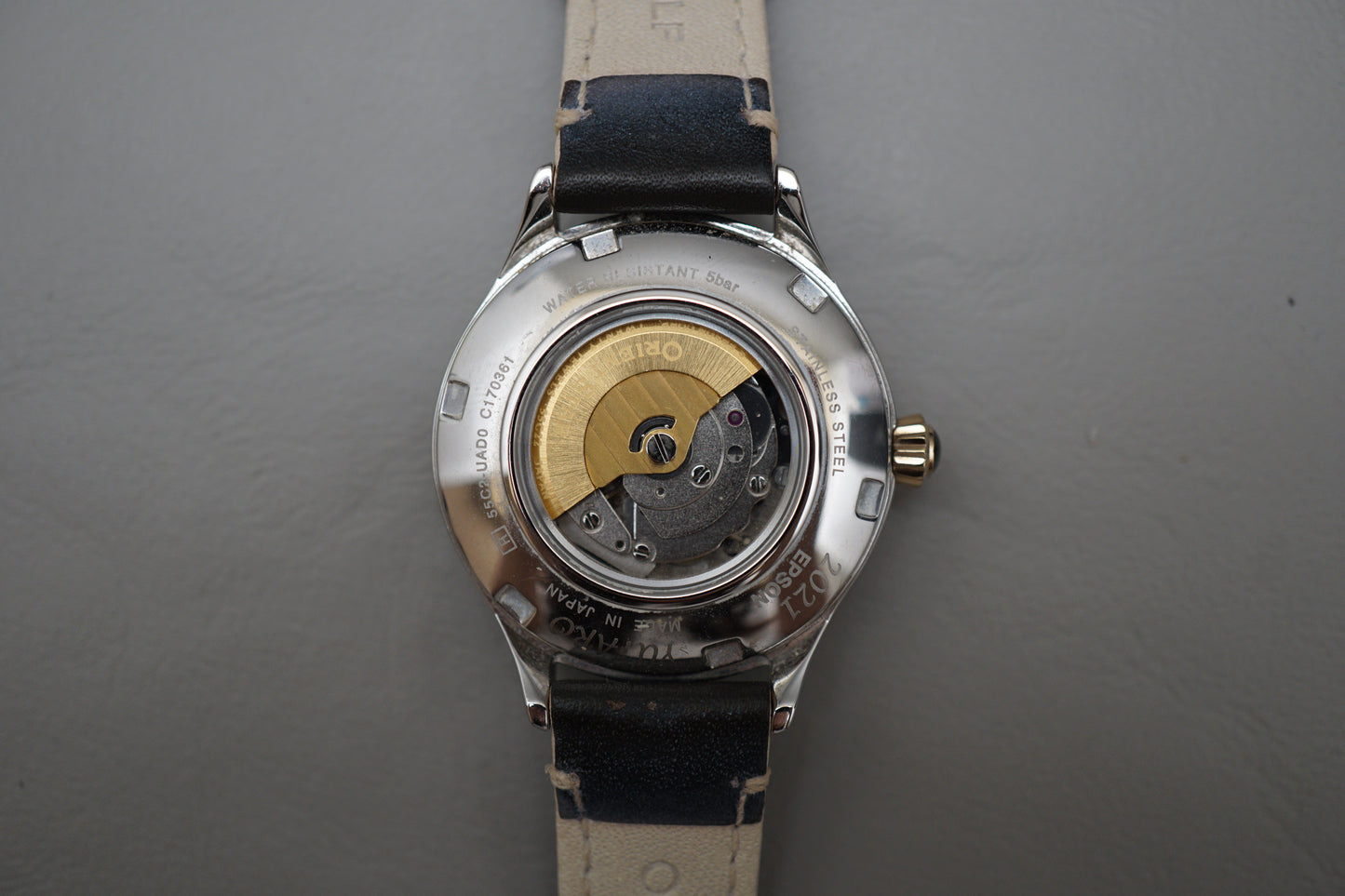 Orient Star RK-ND0010G Classic Two Tone Open Heart Automatic Ladies Watch