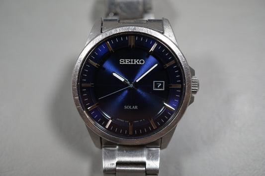 Seiko Selection SBPN095 V147 Blue Dial Stainless Solar Quartz