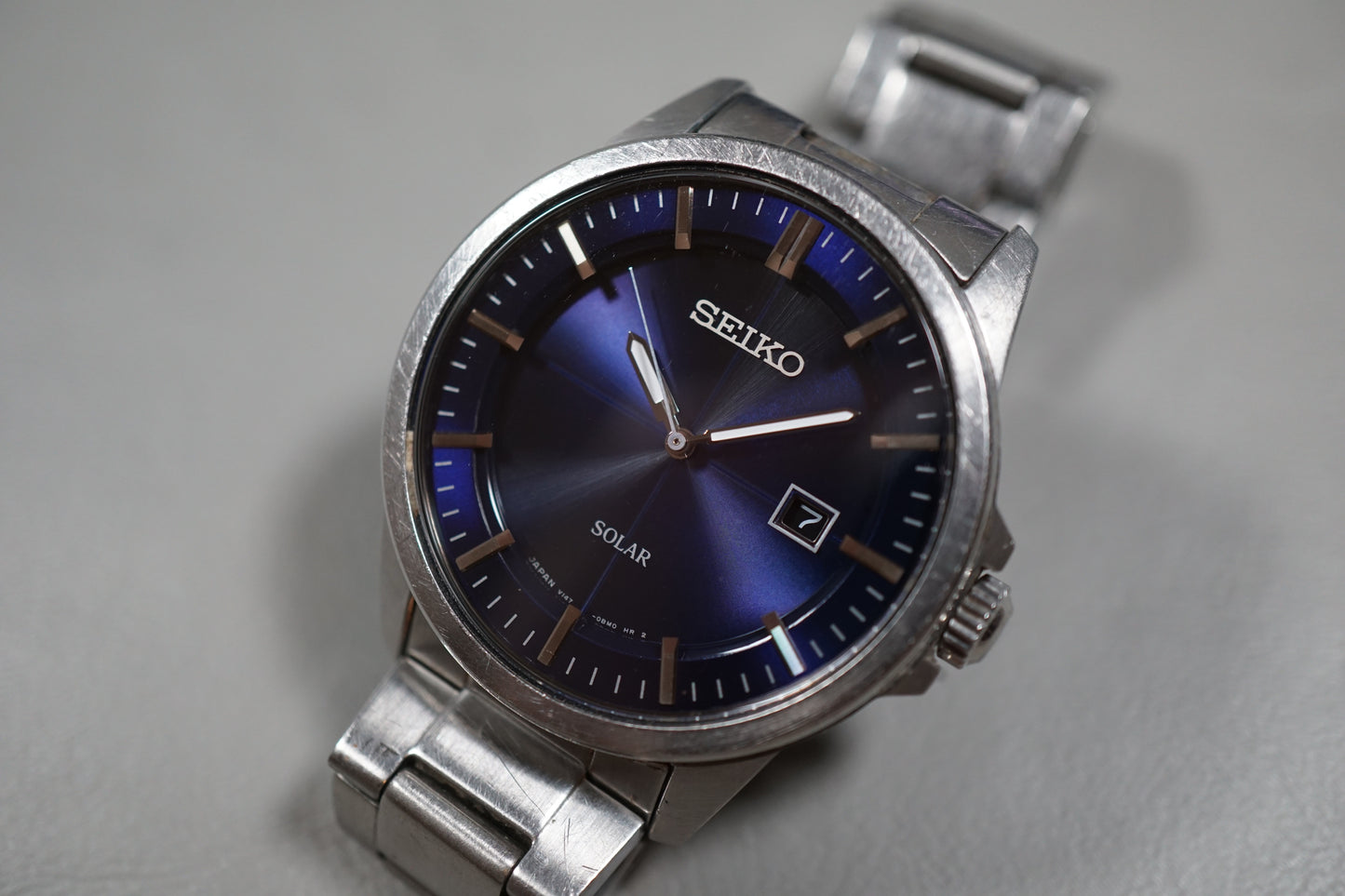 Seiko Selection SBPN095 V147 Blue Dial Stainless Solar Quartz