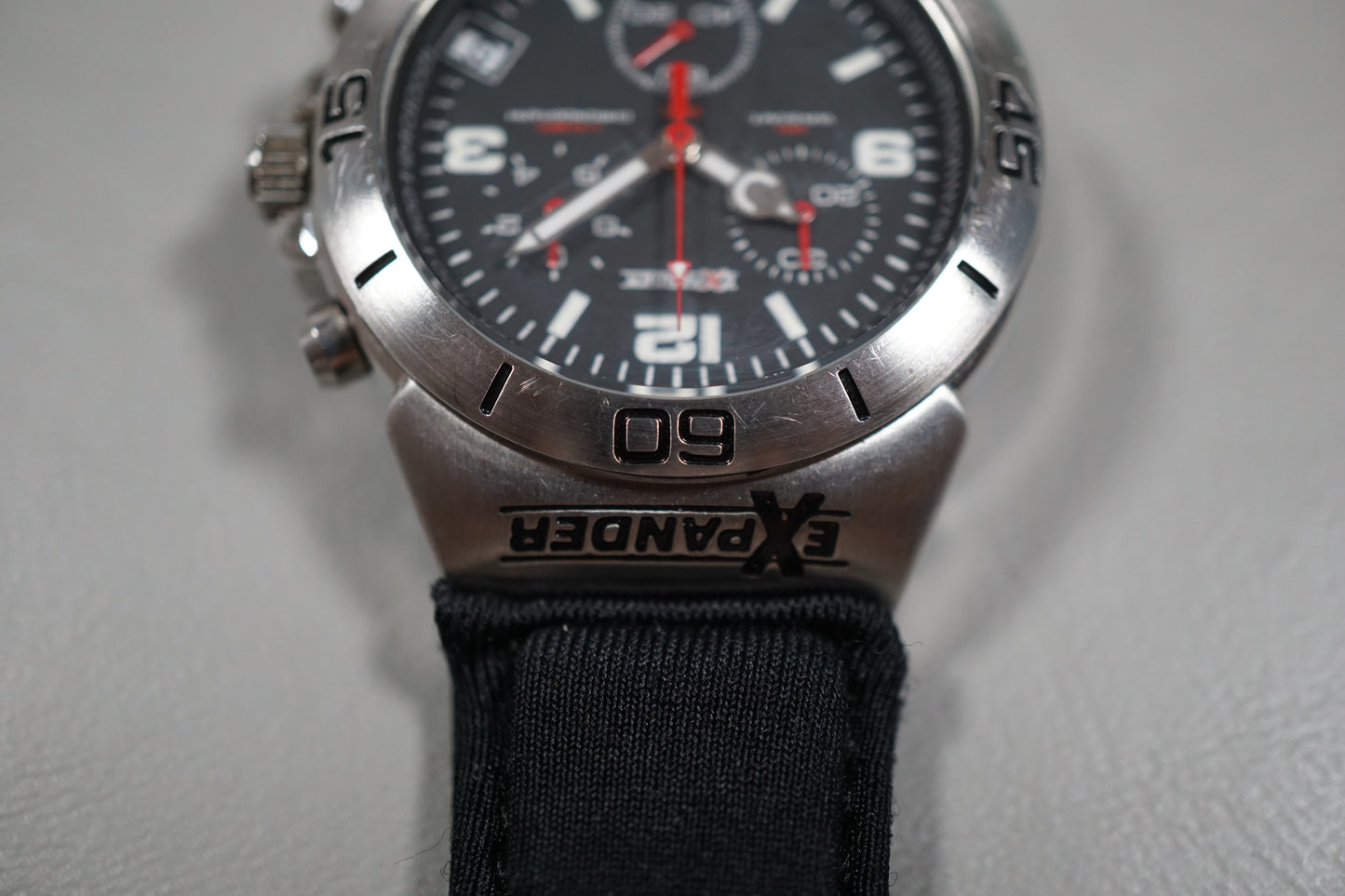 Sector Expander 308 Black Dial Quartz Chronograph