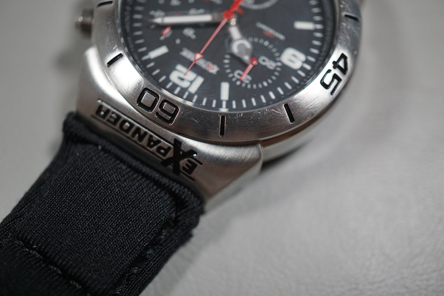 Sector Expander 308 Black Dial Quartz Chronograph