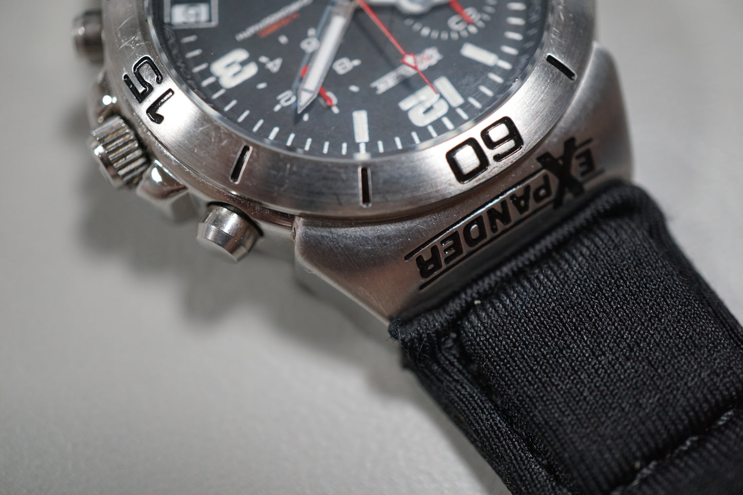 Sector Expander 308 Black Dial Quartz Chronograph