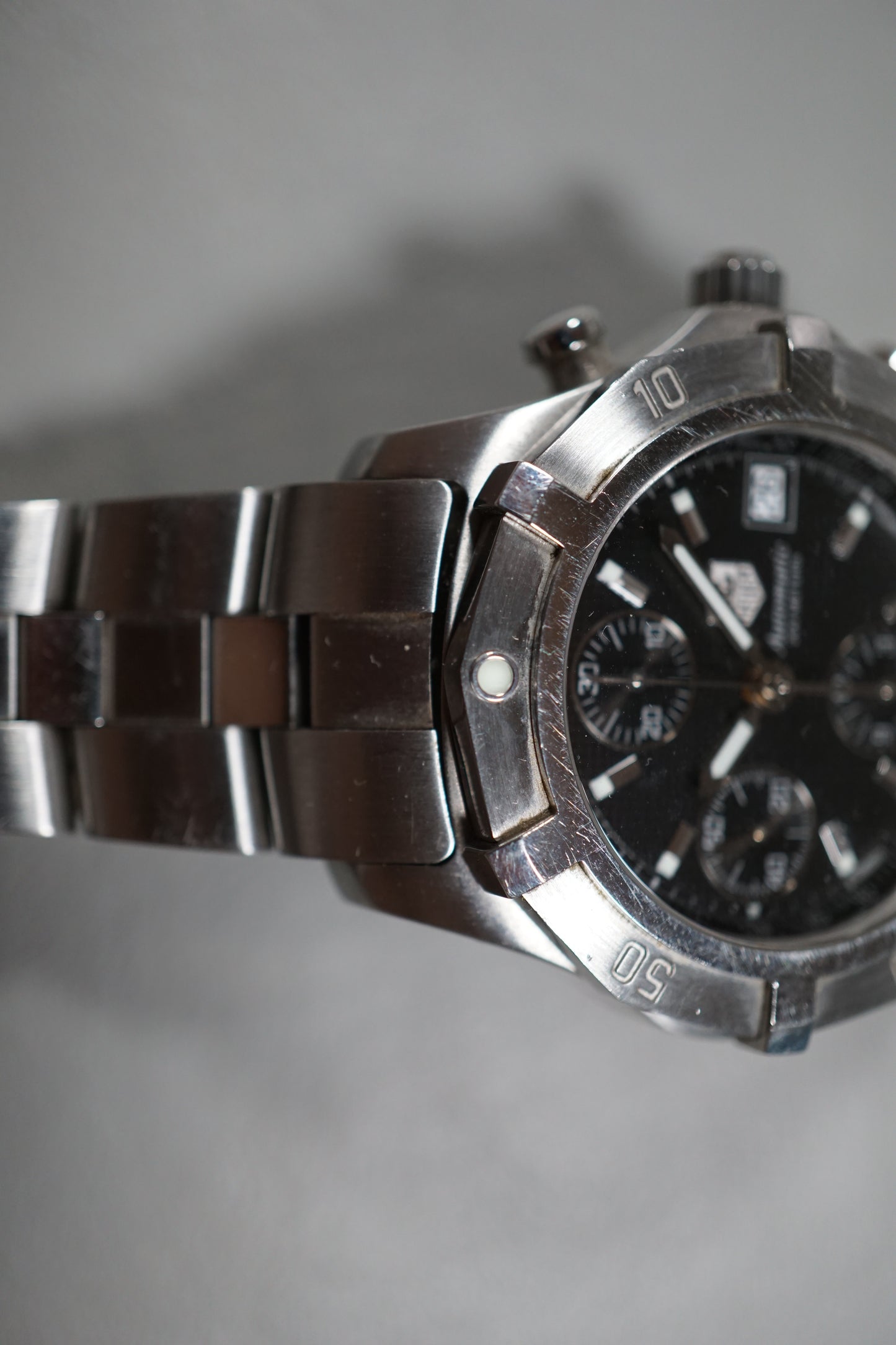 Tag Heuer 2000 CN2111 Black Dial Automatic Chronograph