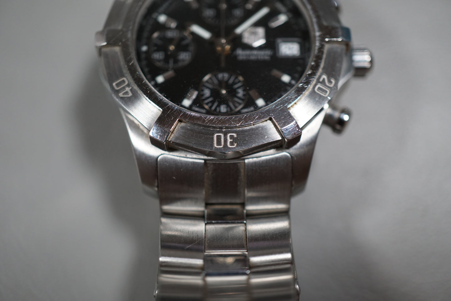 Tag Heuer 2000 CN2111 Black Dial Automatic Chronograph