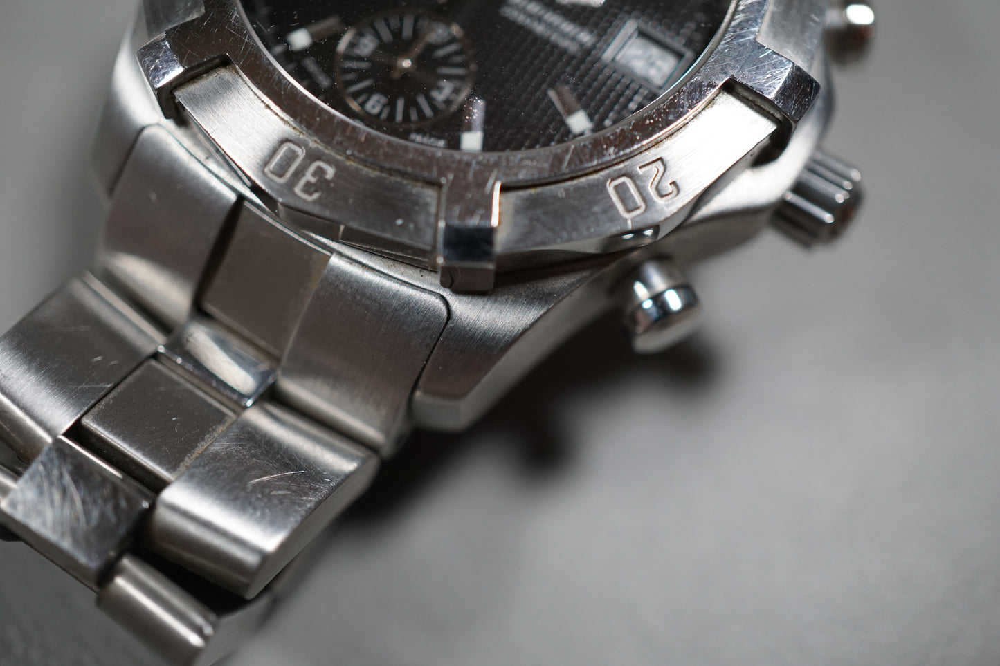 Tag Heuer 2000 CN2111 Black Dial Automatic Chronograph