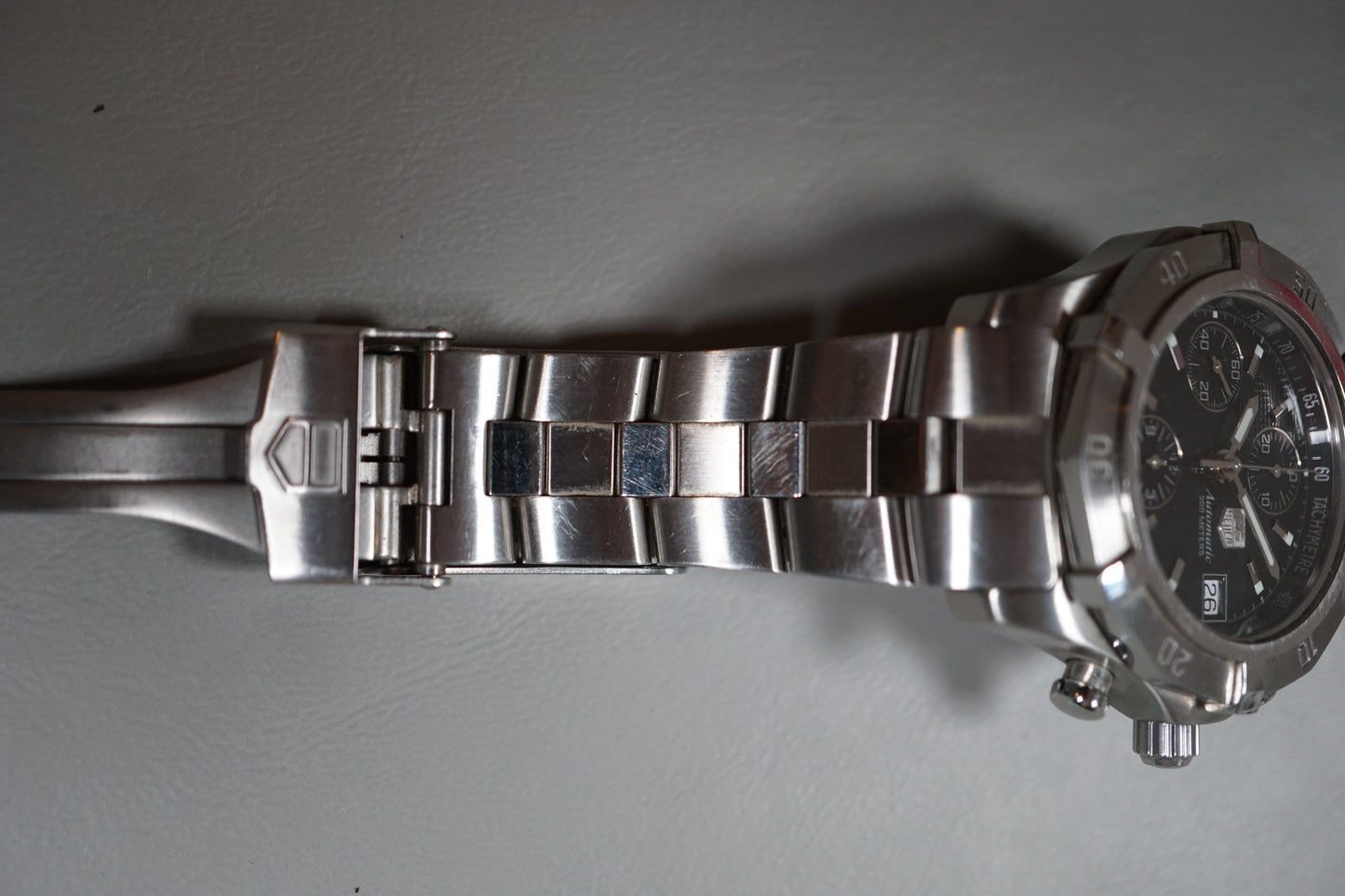 Tag Heuer 2000 CN2111 Black Dial Automatic Chronograph