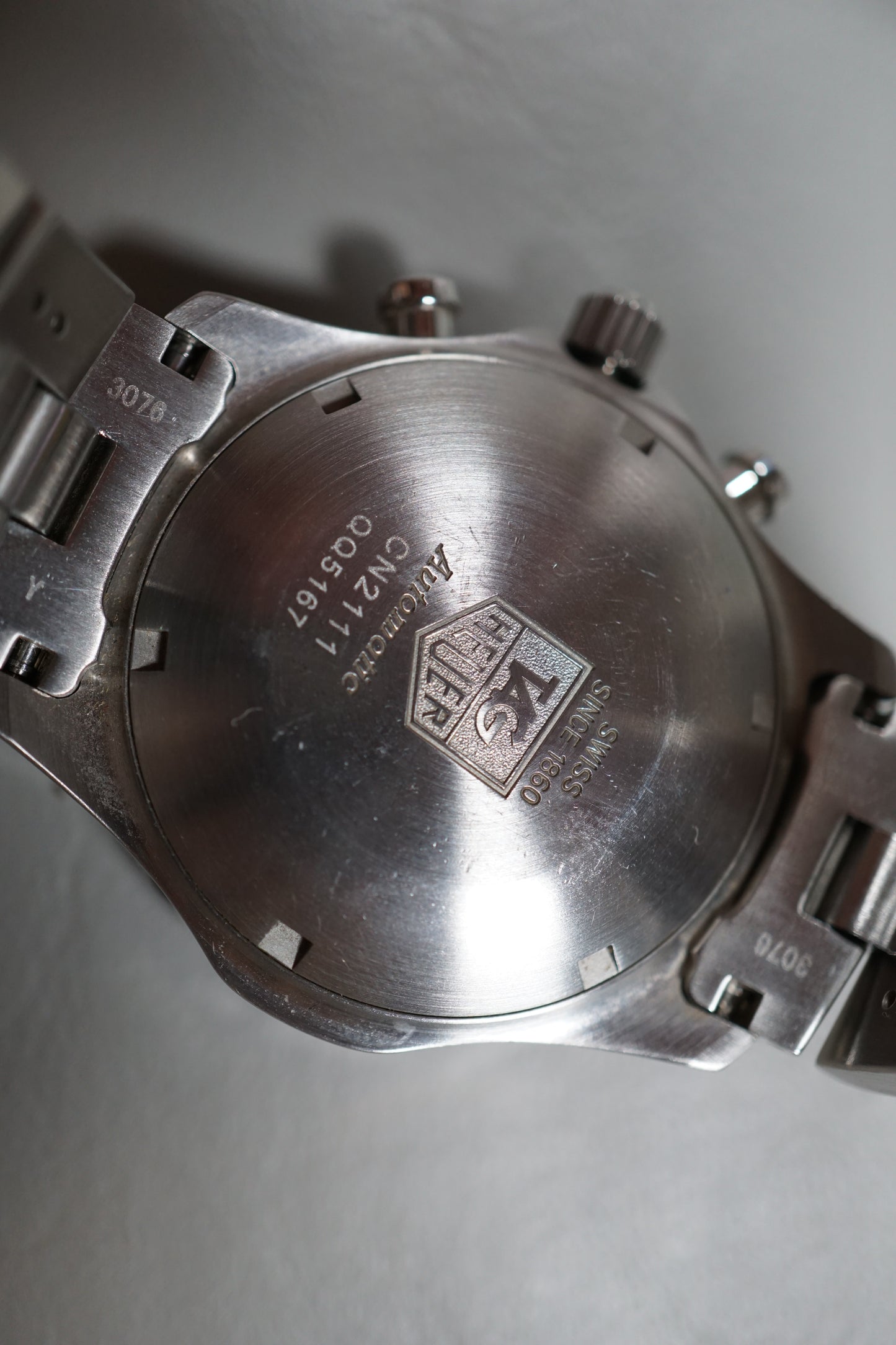 Tag Heuer 2000 CN2111 Black Dial Automatic Chronograph