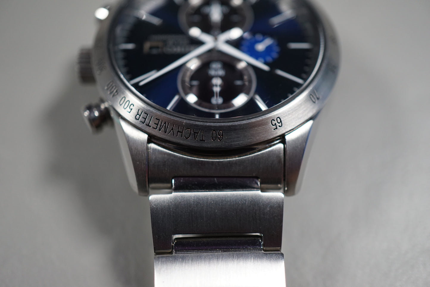 Seiko Spirit SBPY115 V172 Chonograph Blue Solar Quartz