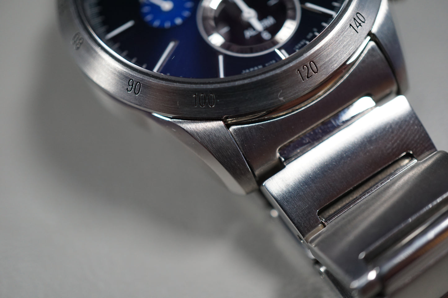 Seiko Spirit SBPY115 V172 Chonograph Blue Solar Quartz