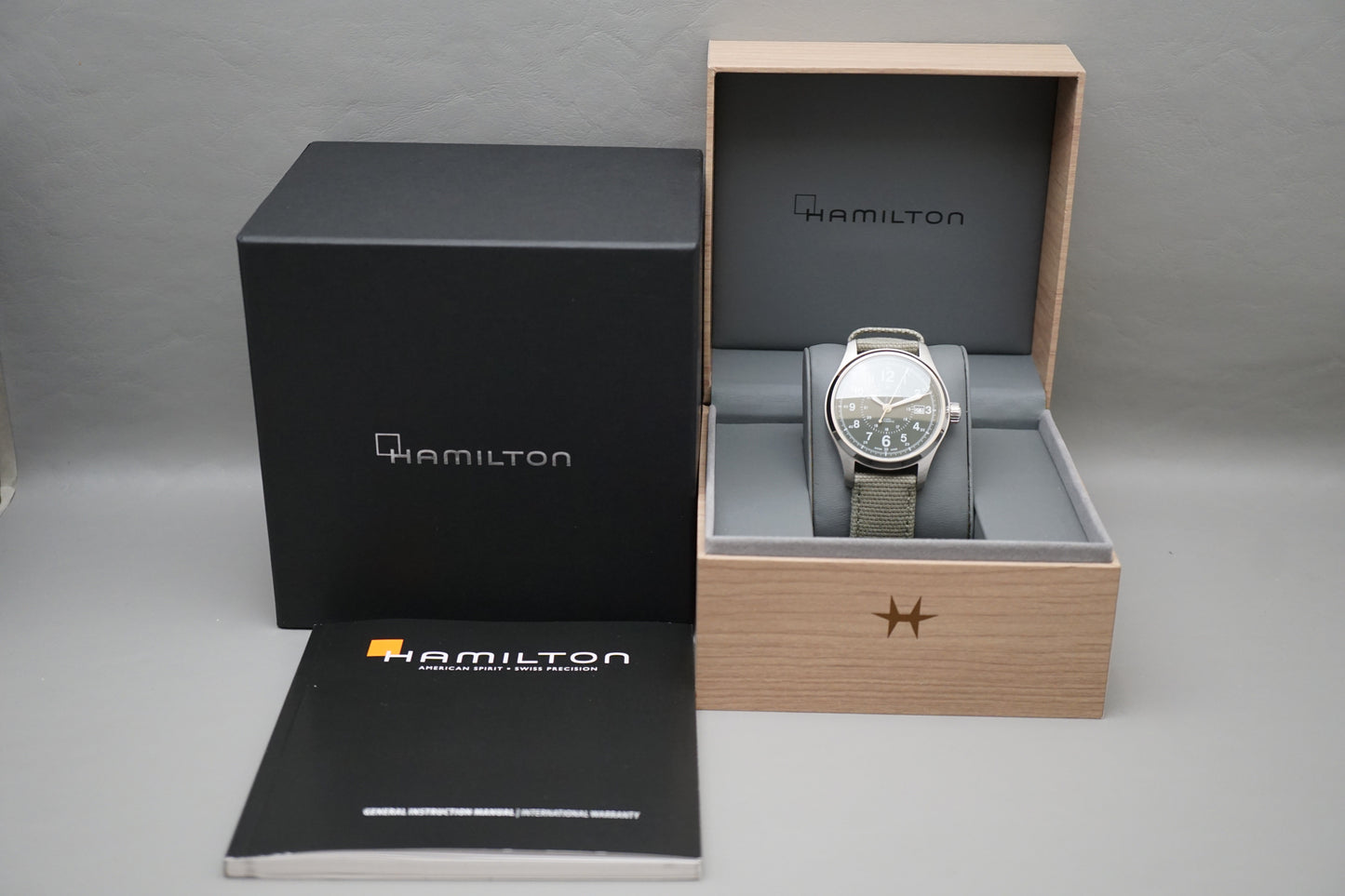 Hamilton Khaki H70605963 Field Green Dial 42mm Automatic Watch