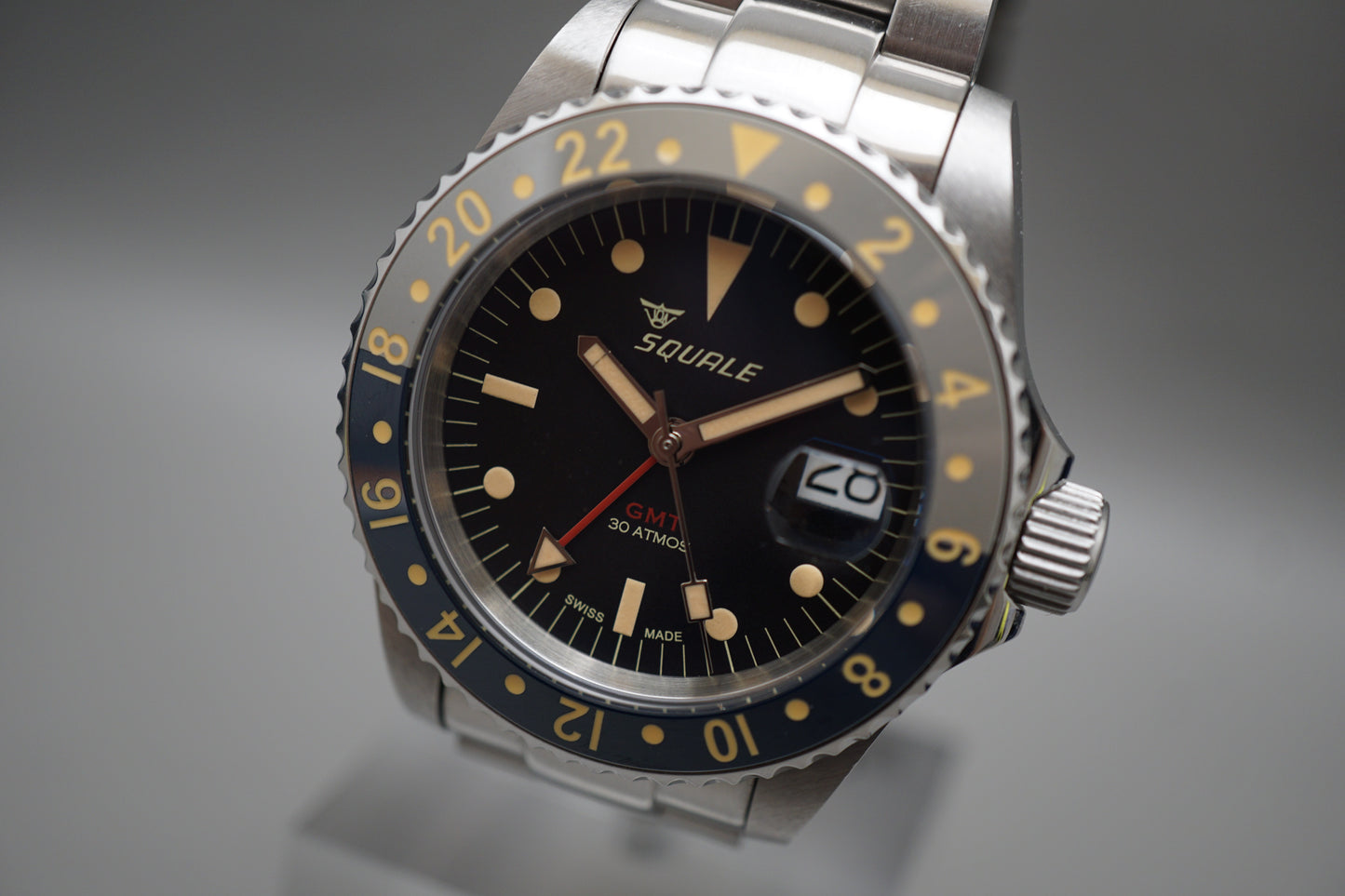 Squale Y1545 GMT Tropic Ceramica 30 Atmos Automatic Watch