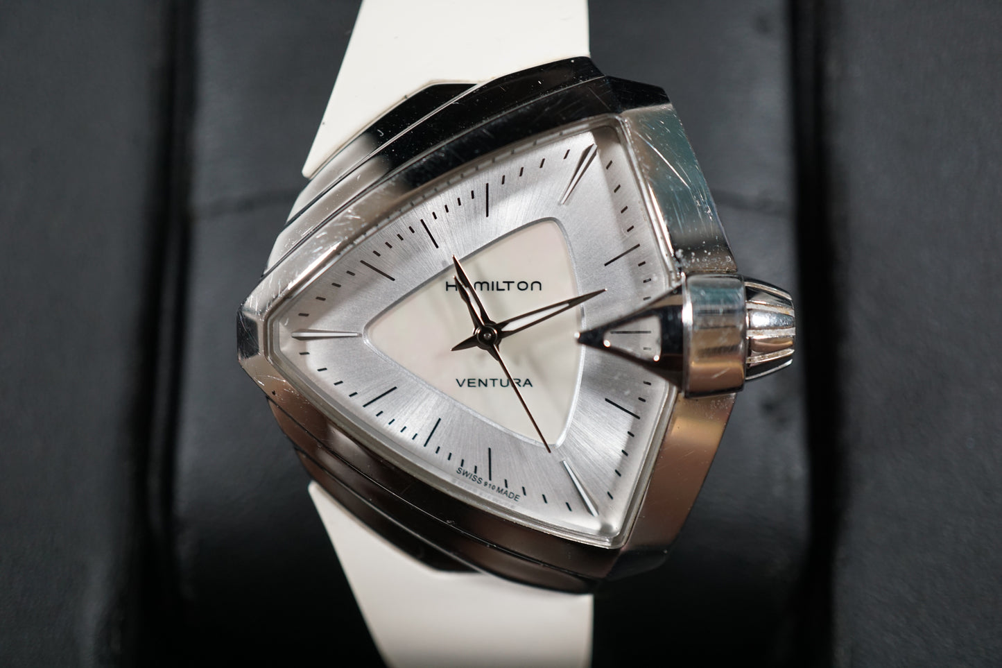 Hamilton Ventura H24251391 Silver Dial Ladies Quartz