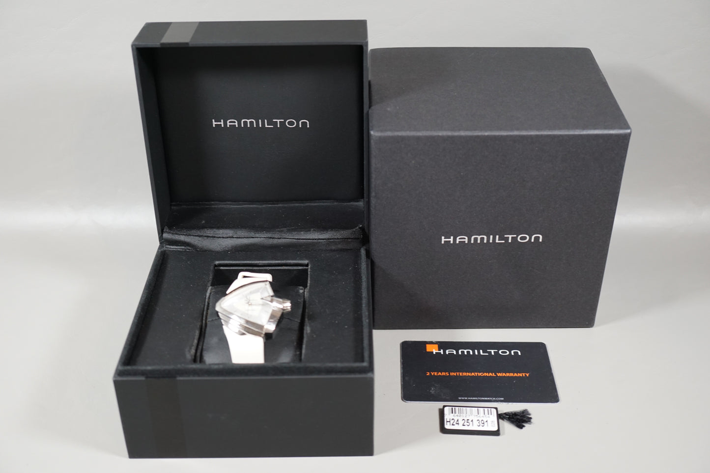 Hamilton Ventura H24251391 Silver Dial Ladies Quartz