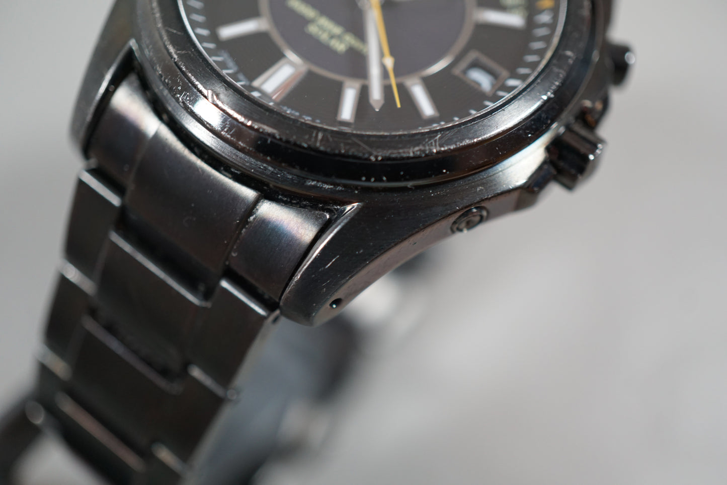 Seiko Spirit 7B24-0AB0 Black JDM Radio Solar Quartz