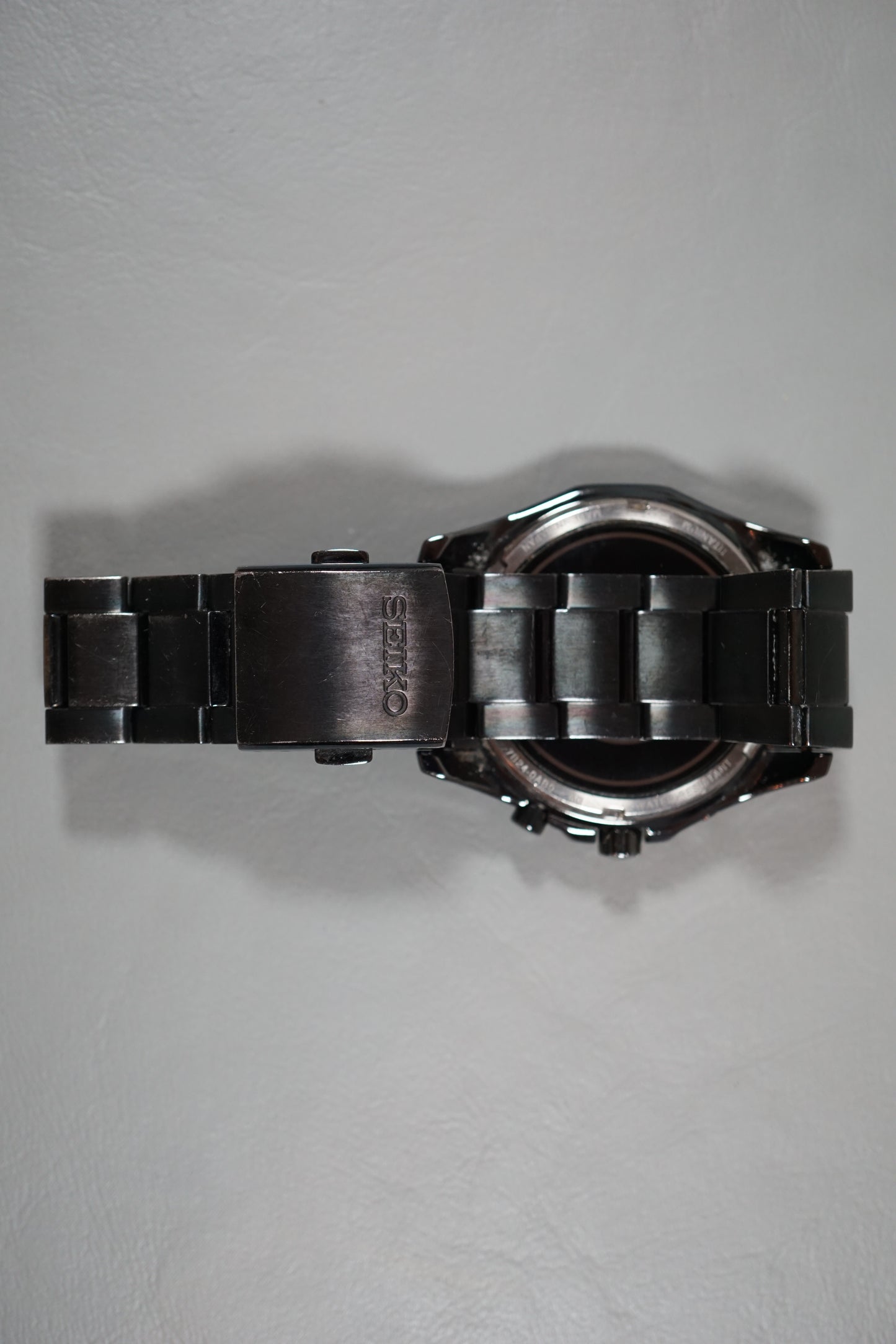 Seiko Spirit 7B24-0AB0 Black JDM Radio Solar Quartz